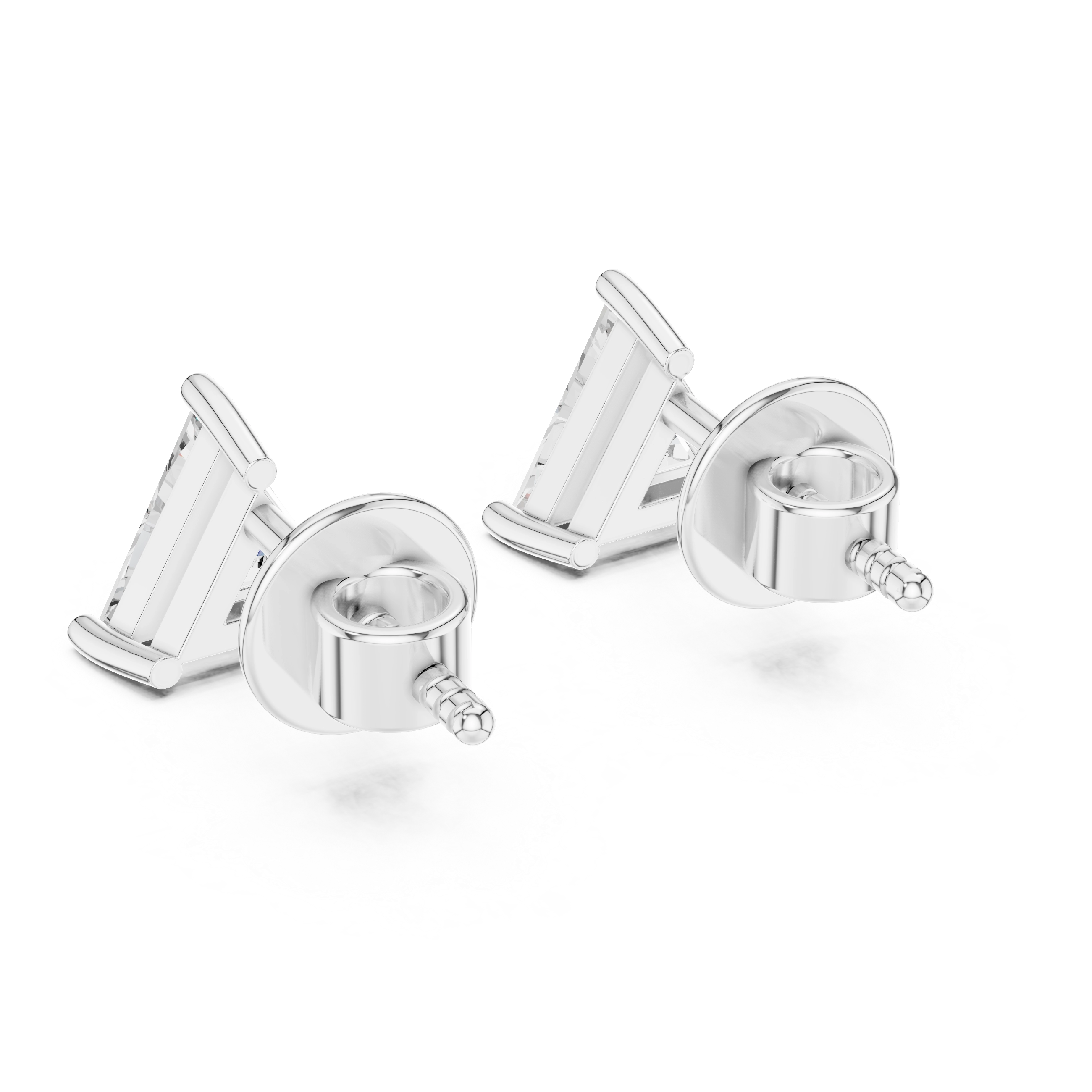 MJER04 - Marquise Cut Solitaire Earring Pair