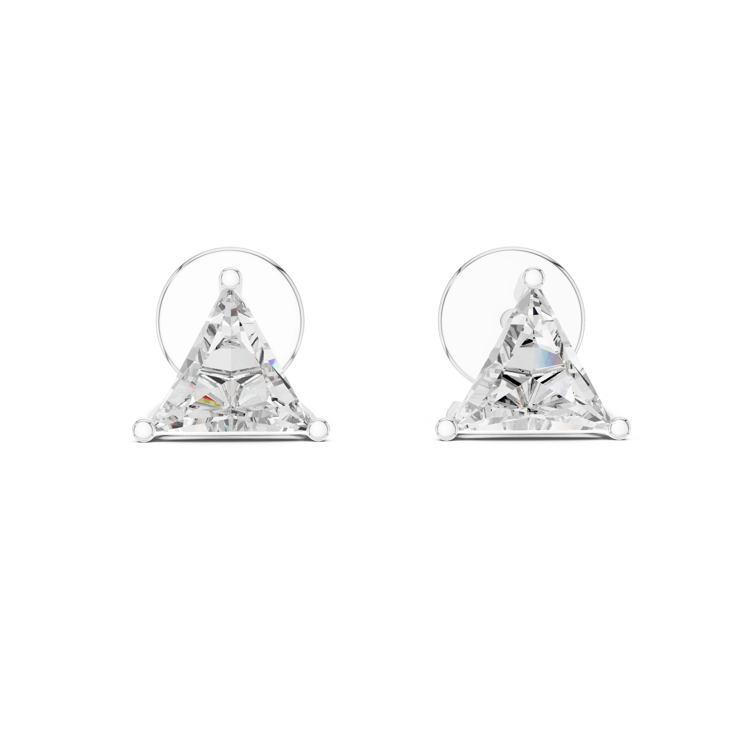 MJER04 - Marquise Cut Solitaire Earring Pair