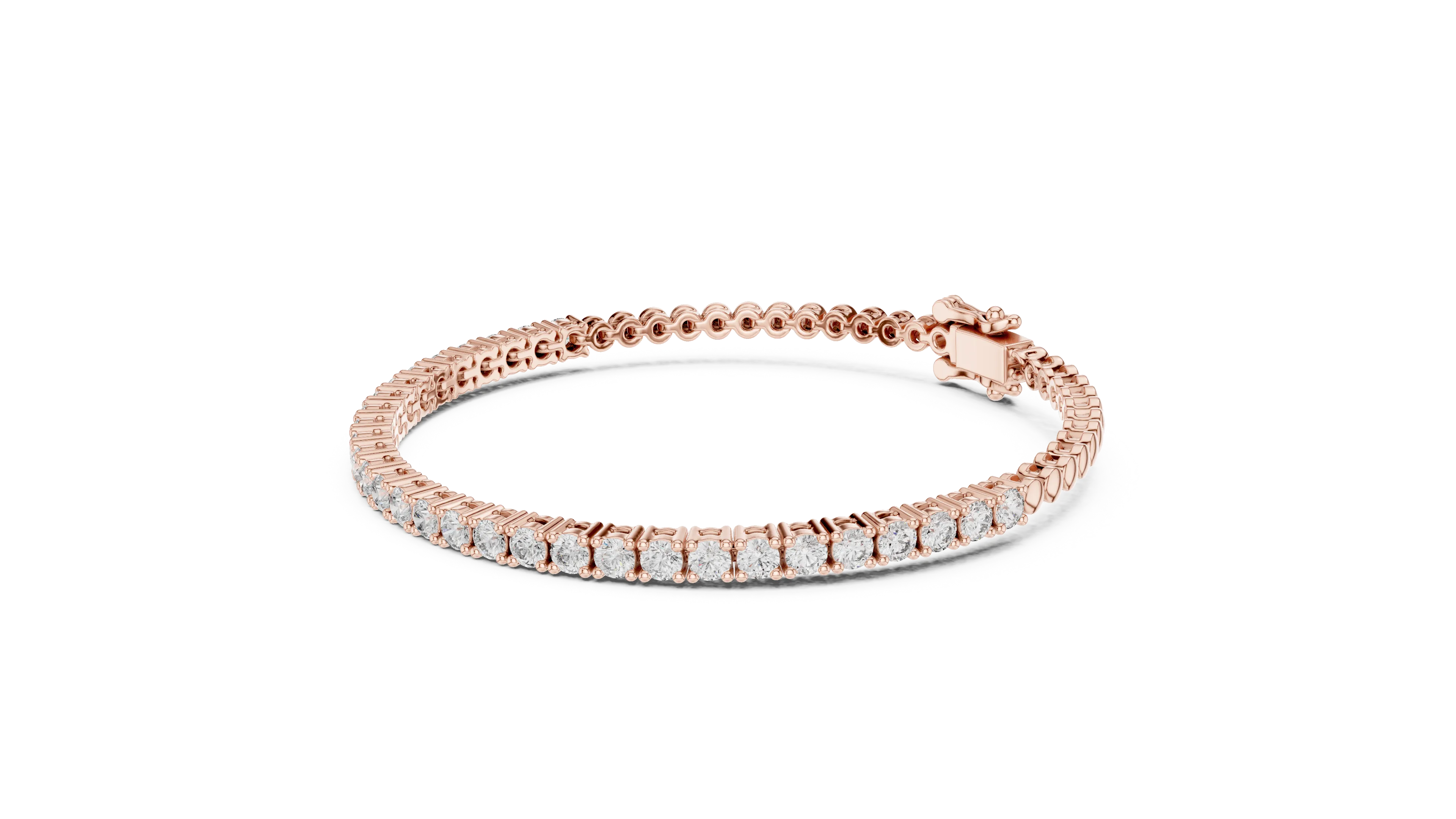 MJBR12 - Crown Set Brilliant Circular Line Armlet