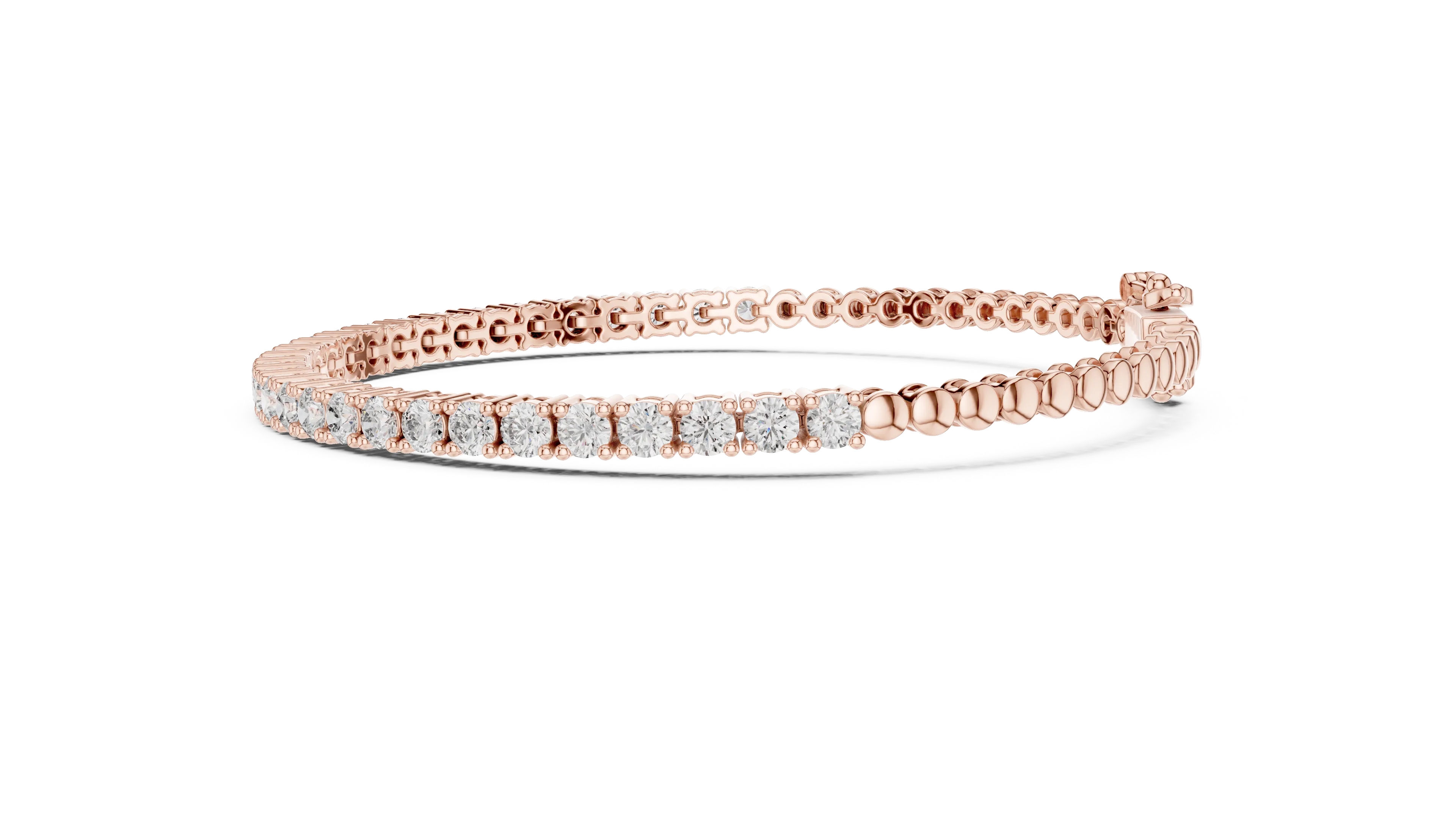 MJBR12 - Crown Set Brilliant Circular Line Armlet