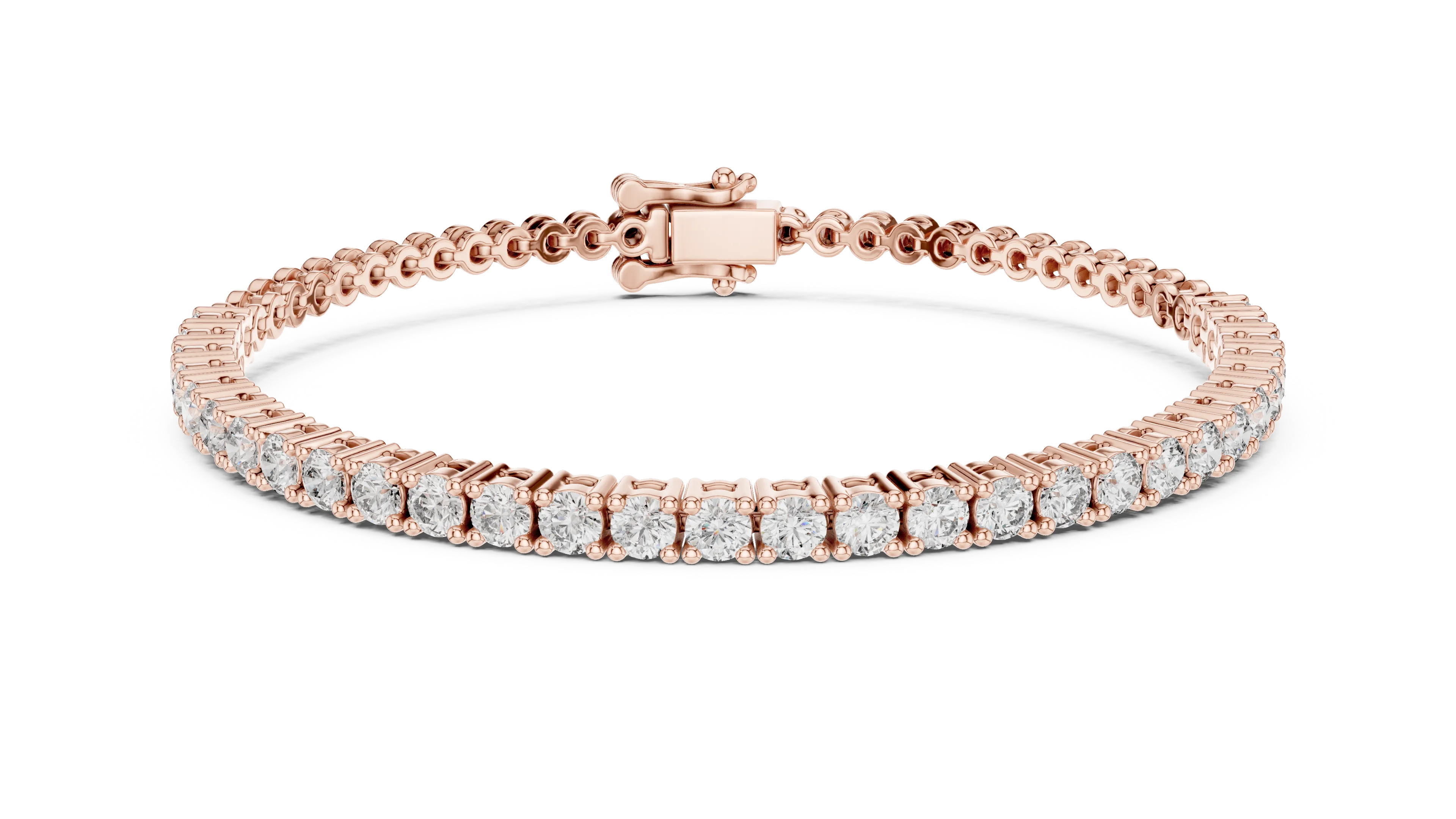 MJBR12 - Crown Set Brilliant Circular Line Armlet