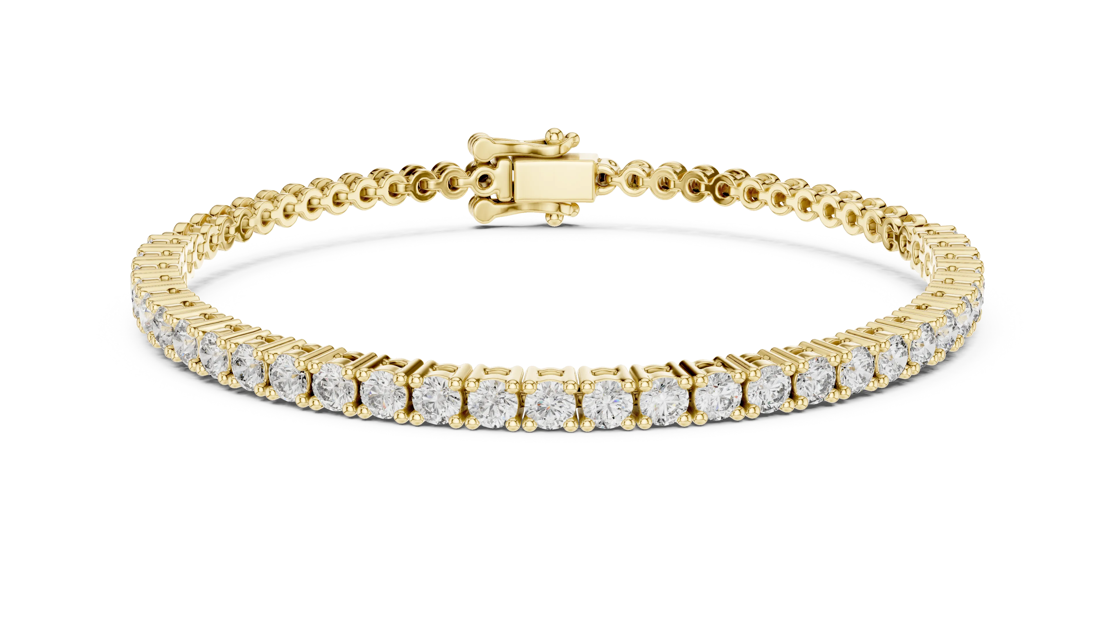 MJBR12 - Crown Set Brilliant Circular Line Armlet