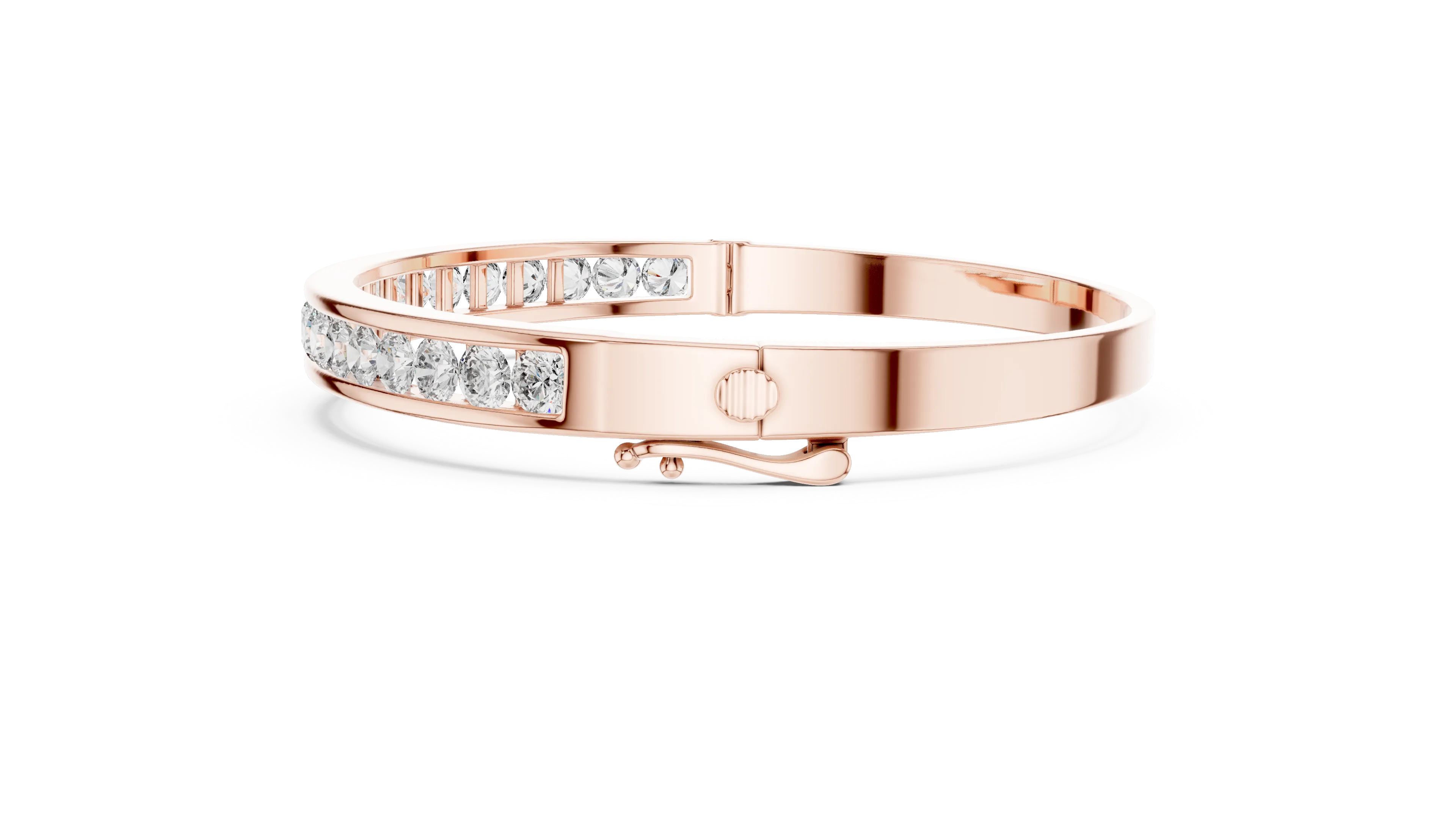 MJBR15 - Polished Channel Row Classic Armlet