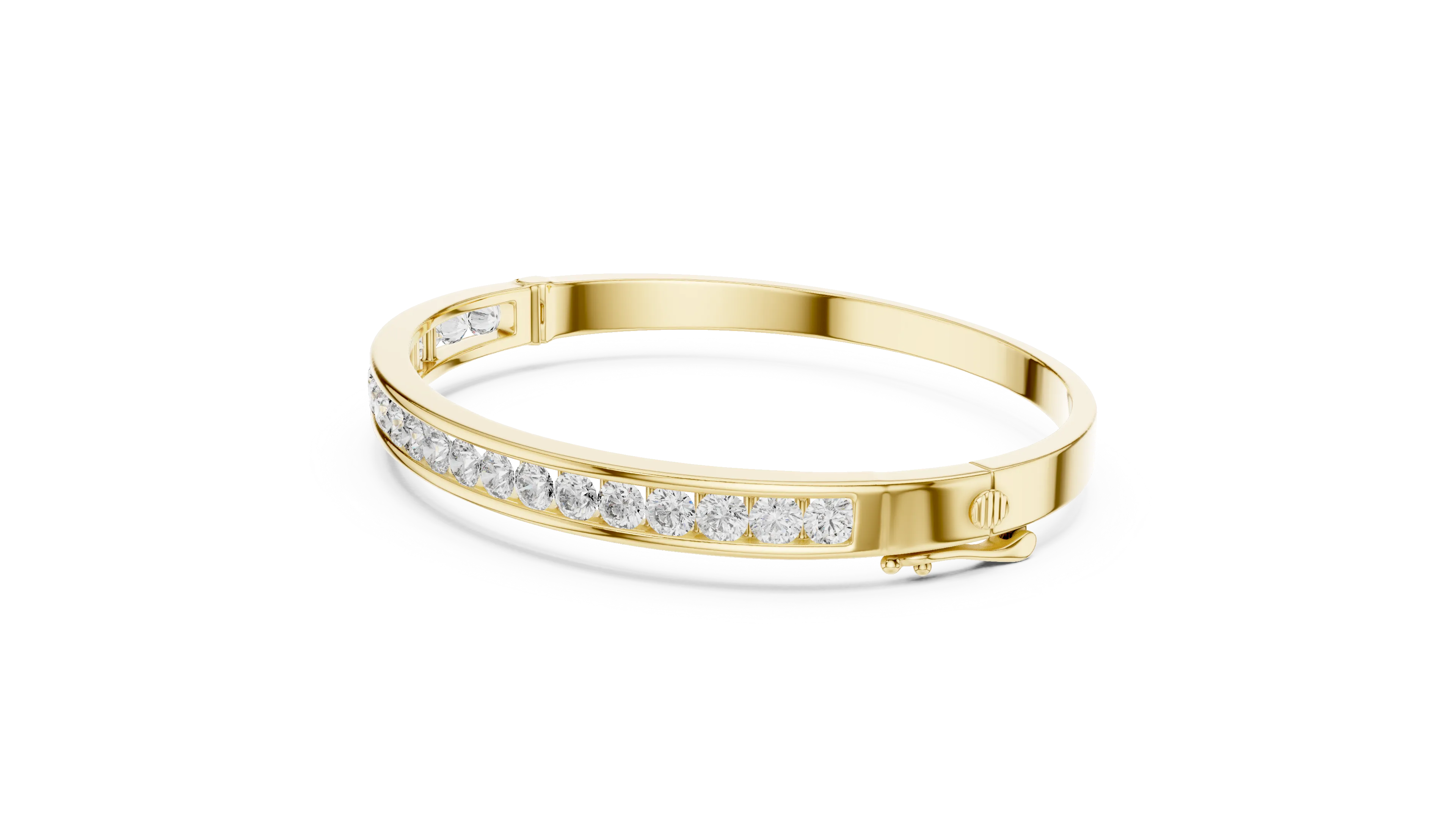 MJBR15 - Polished Channel Row Classic Armlet