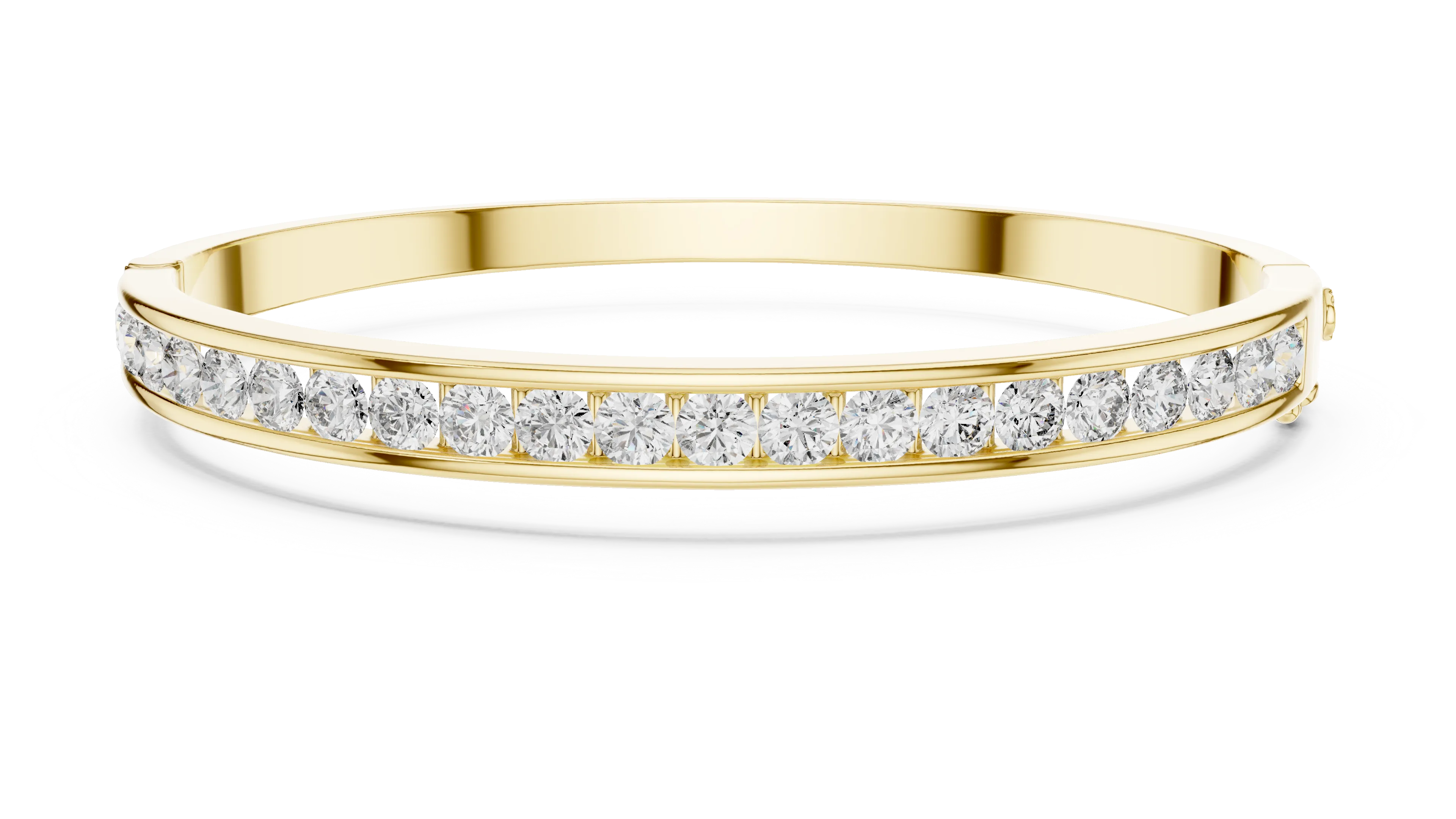 MJBR15 - Polished Channel Row Classic Armlet