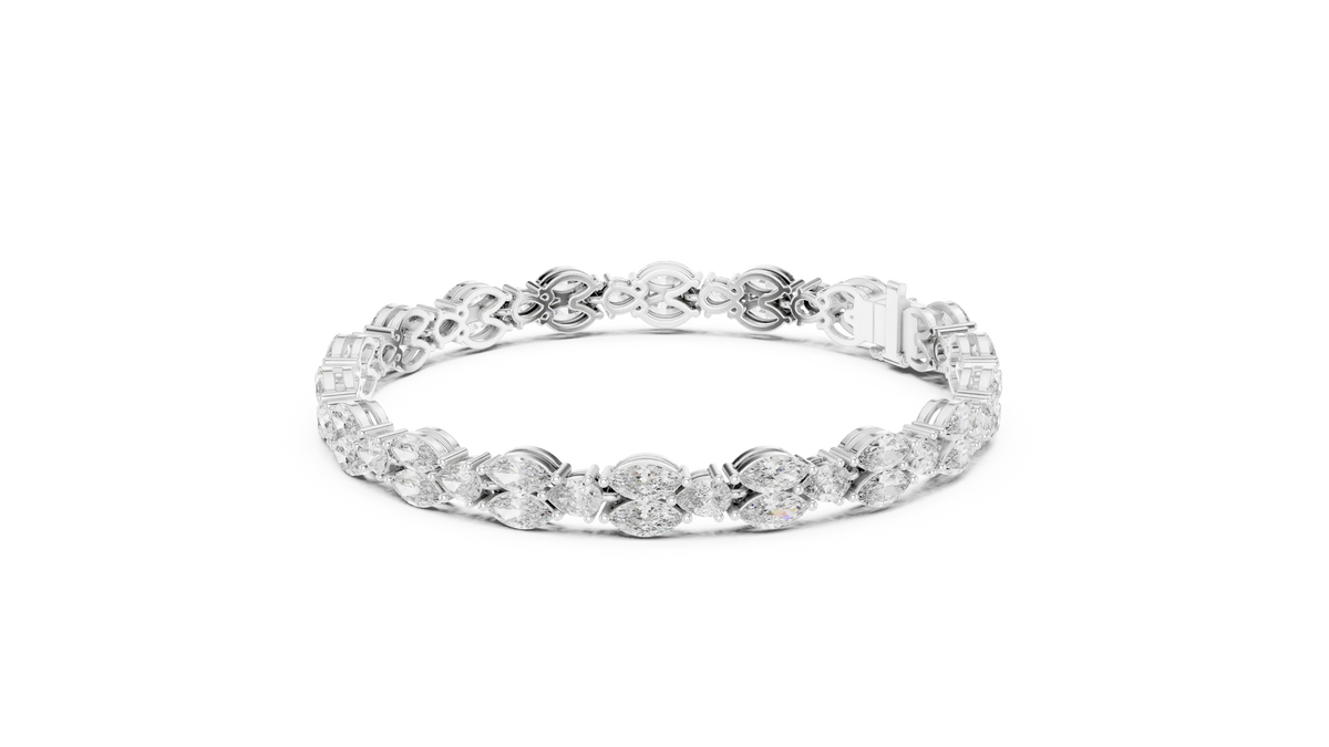 MJBR23 - Marquise Butterfly Motif Eternity Strand