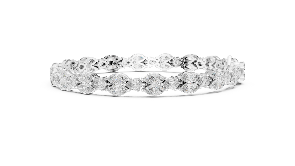 MJBR23 - Marquise Butterfly Motif Eternity Strand