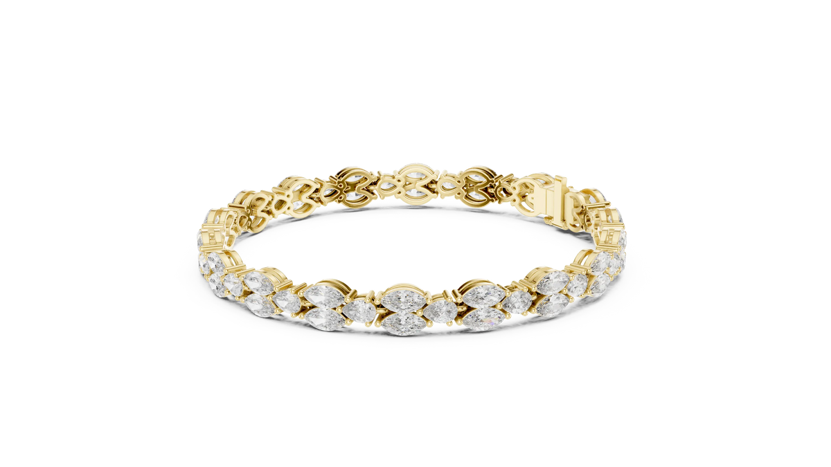 MJBR23 - Marquise Butterfly Motif Eternity Strand