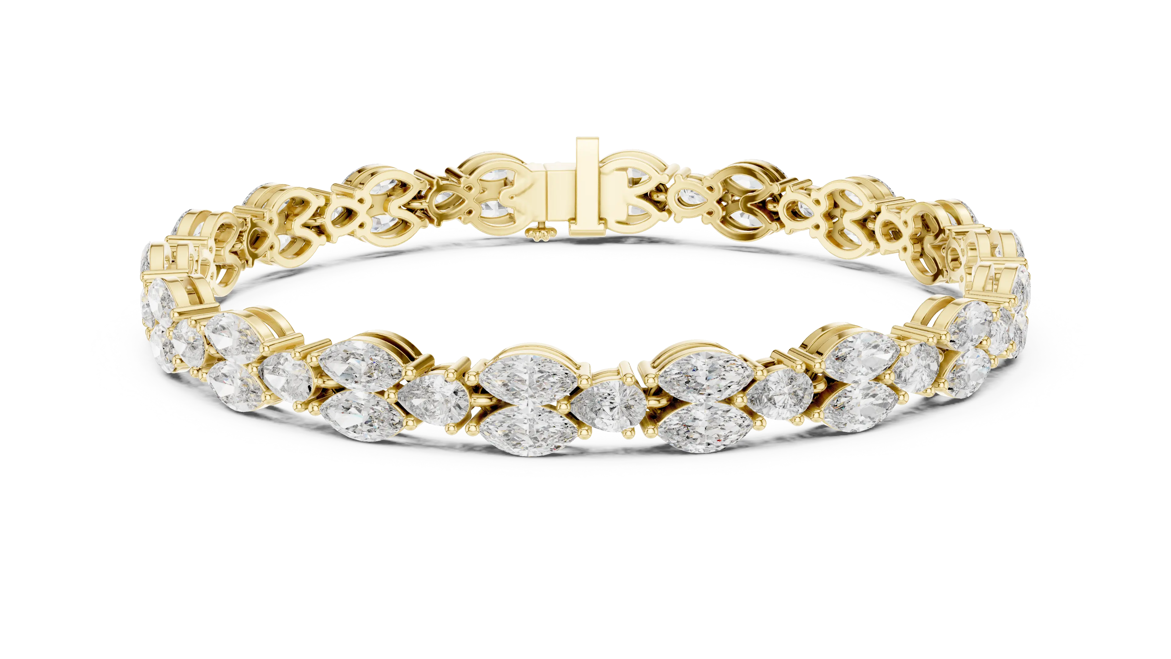 MJBR23 - Marquise Butterfly Motif Eternity Strand