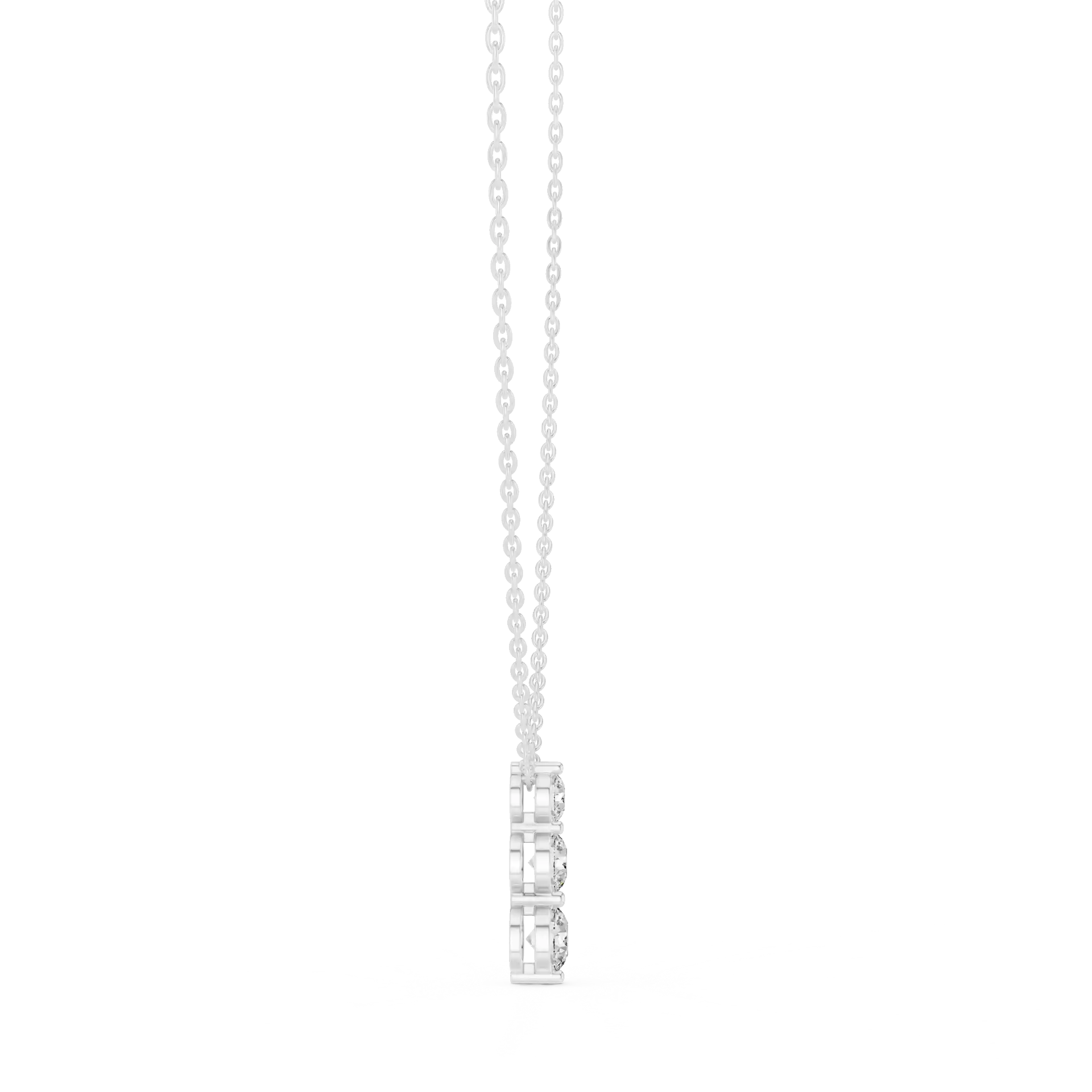 MJP17 - Classic Past Present Future Diamond Charm