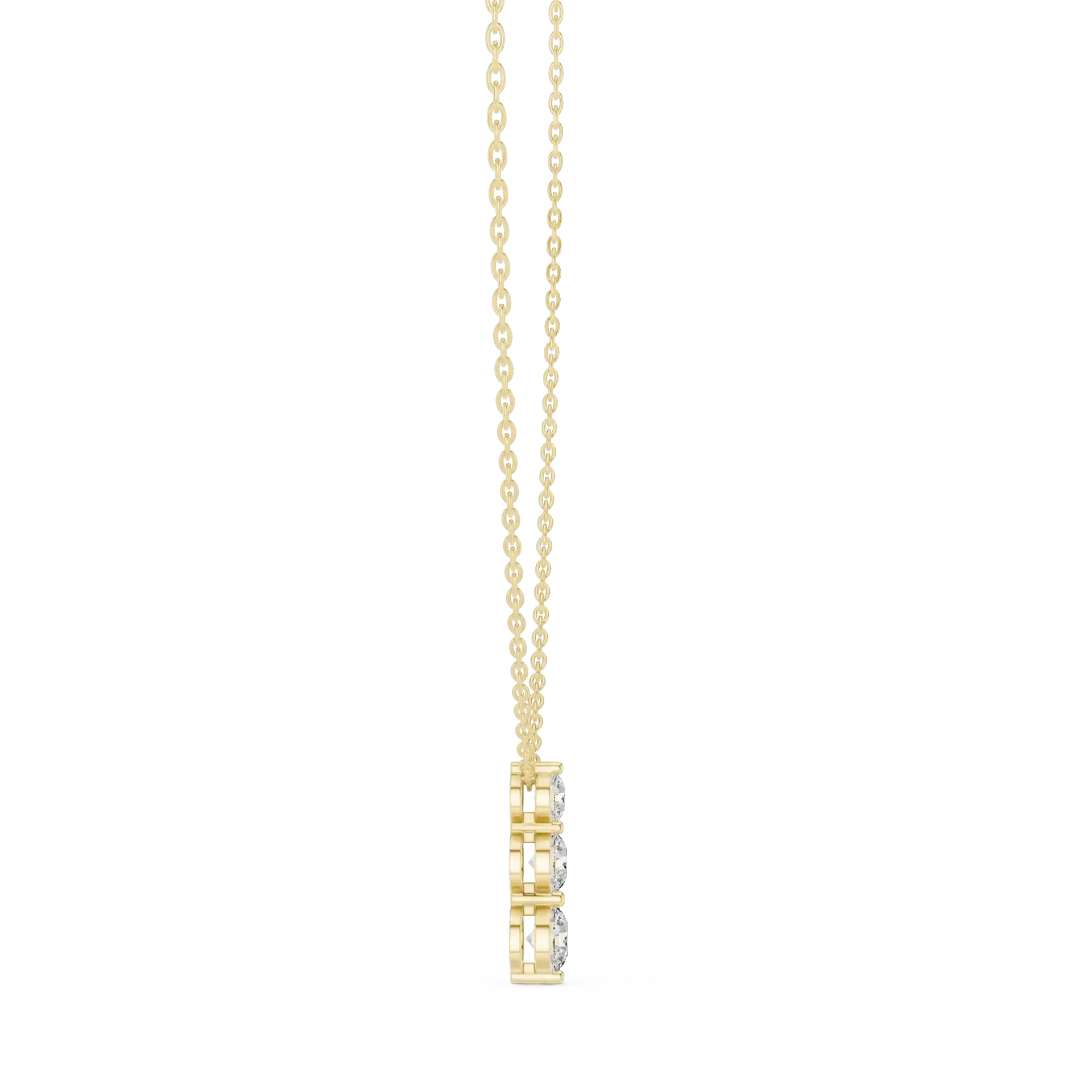 MJP17 - Classic Past Present Future Diamond Charm