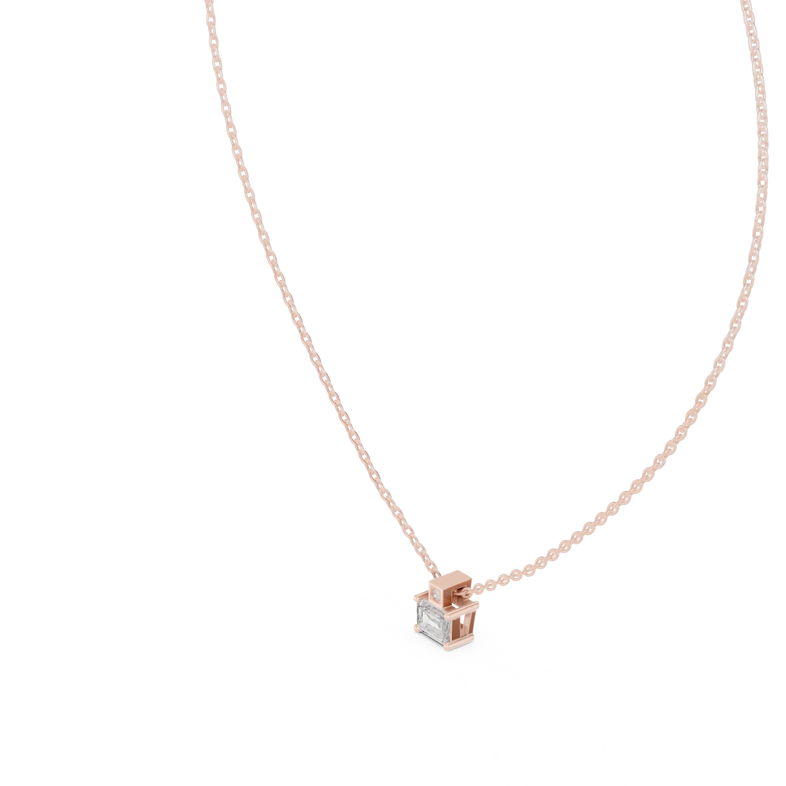MJP41 - Tiered Baguette Geometric Station Charm