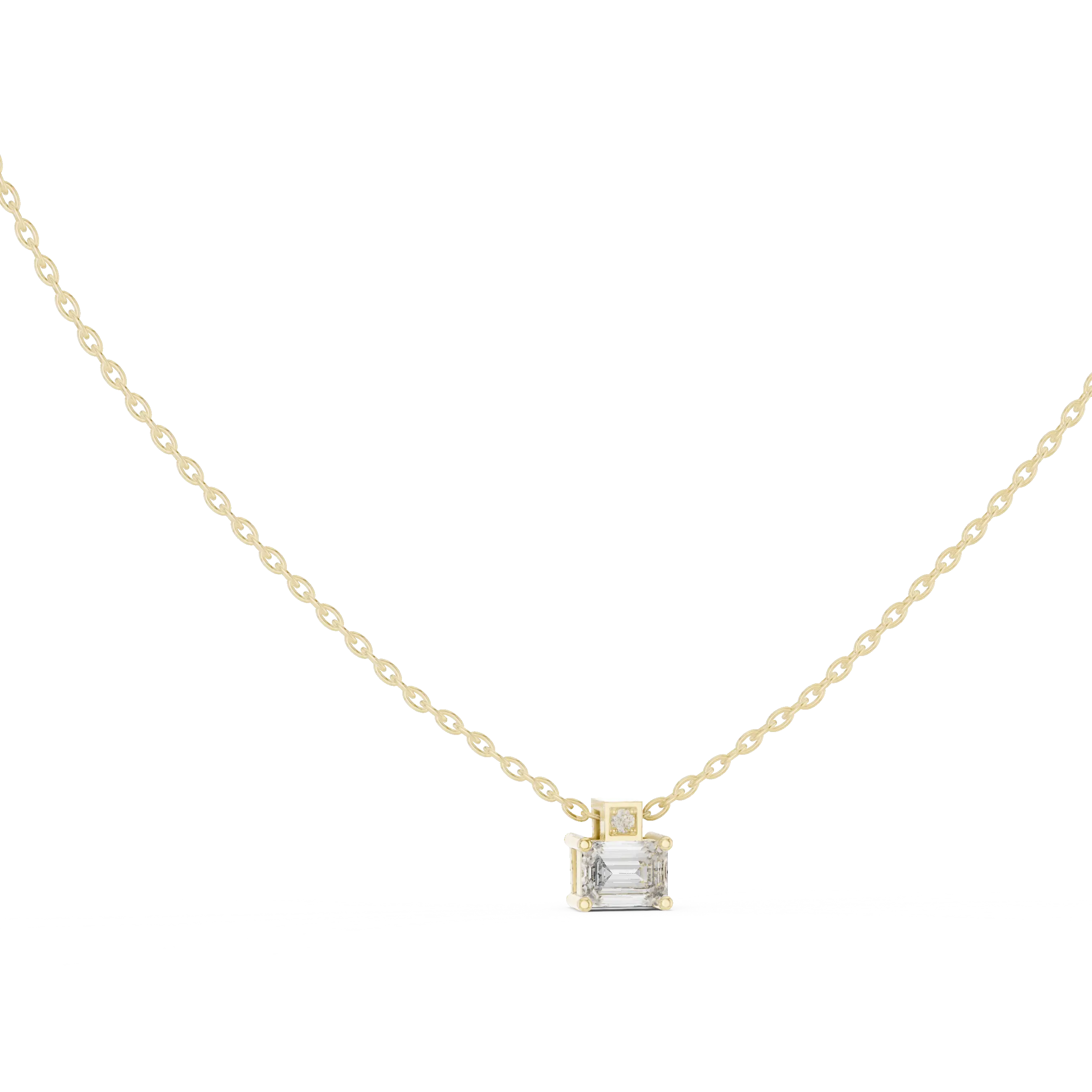 MJP41 - Tiered Baguette Geometric Station Charm