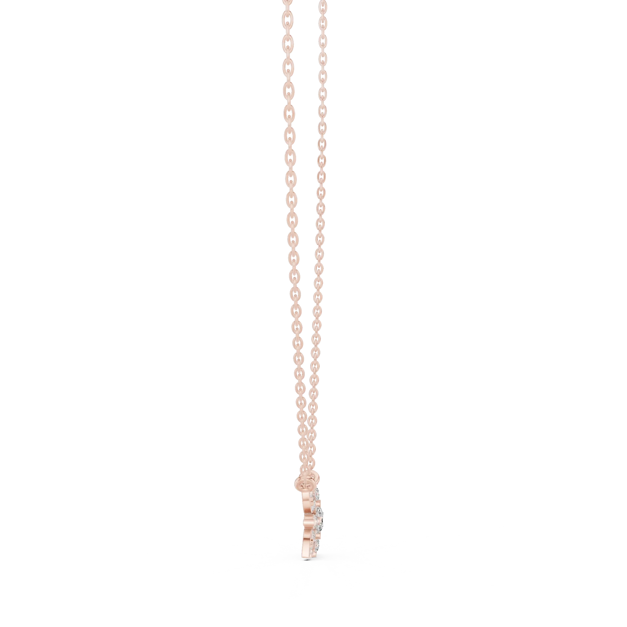MJP43 - Petite Starburst Flower Cluster Pendant