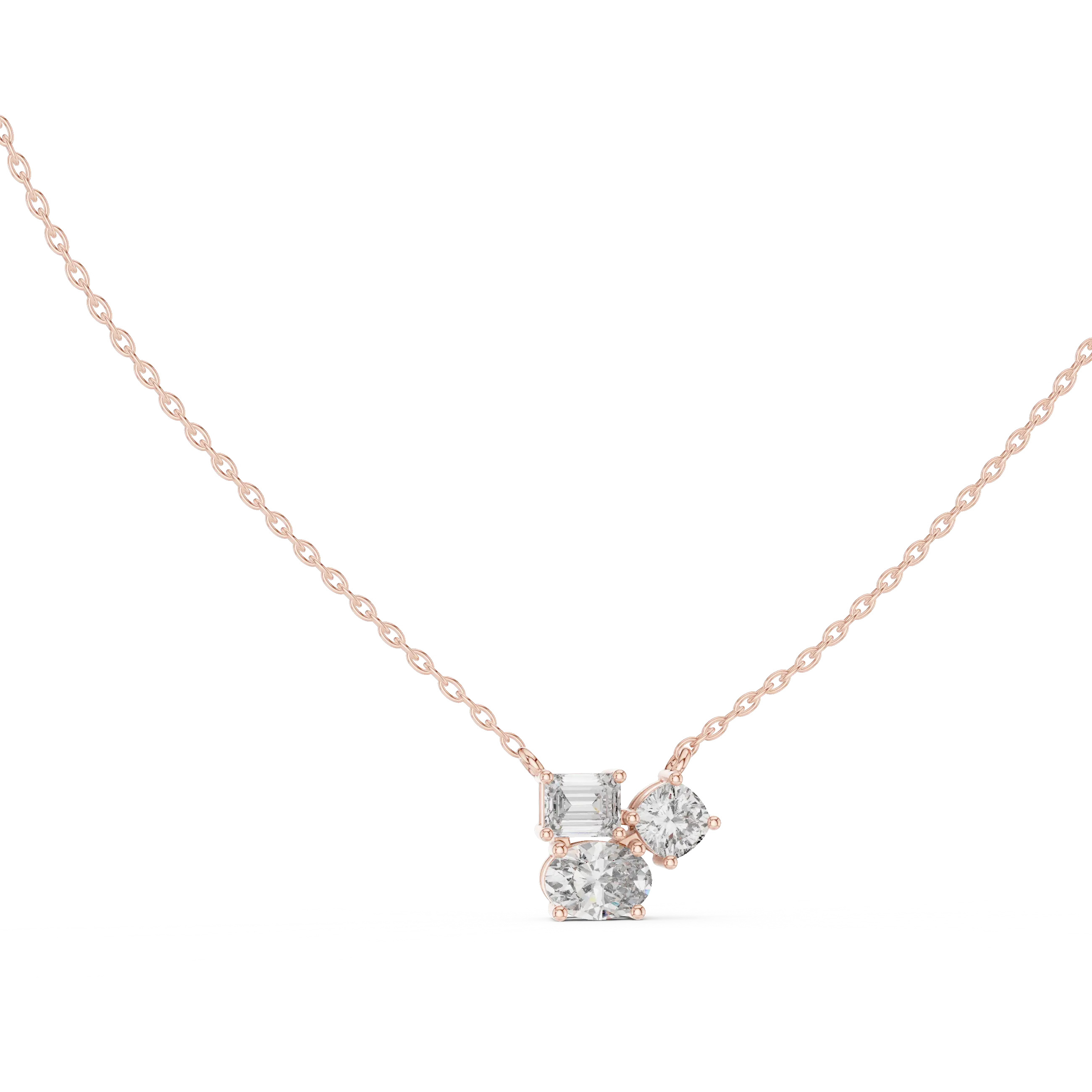 MJP47 - Multi-Shape Geometric Trio Pendant