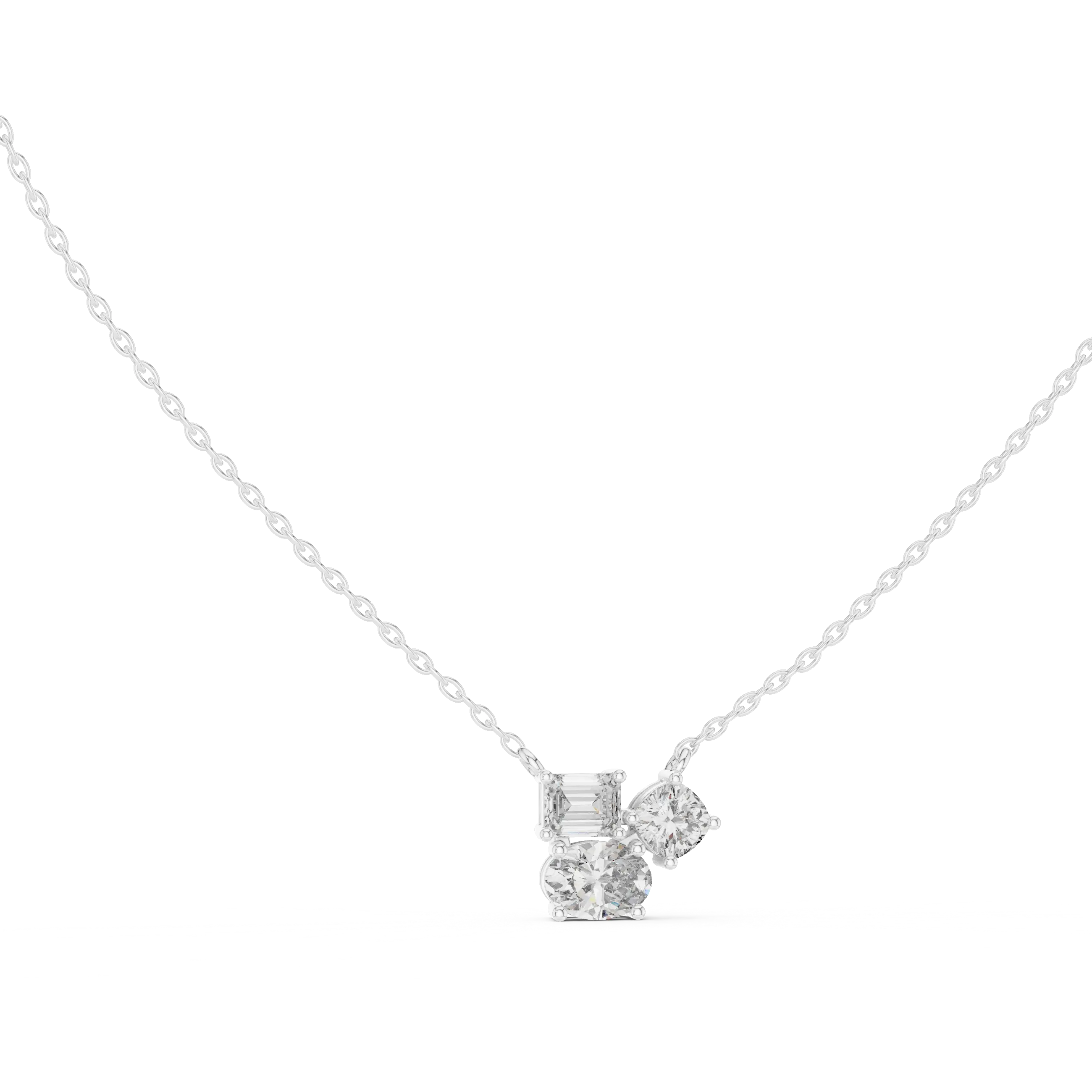 MJP47 - Multi-Shape Geometric Trio Pendant