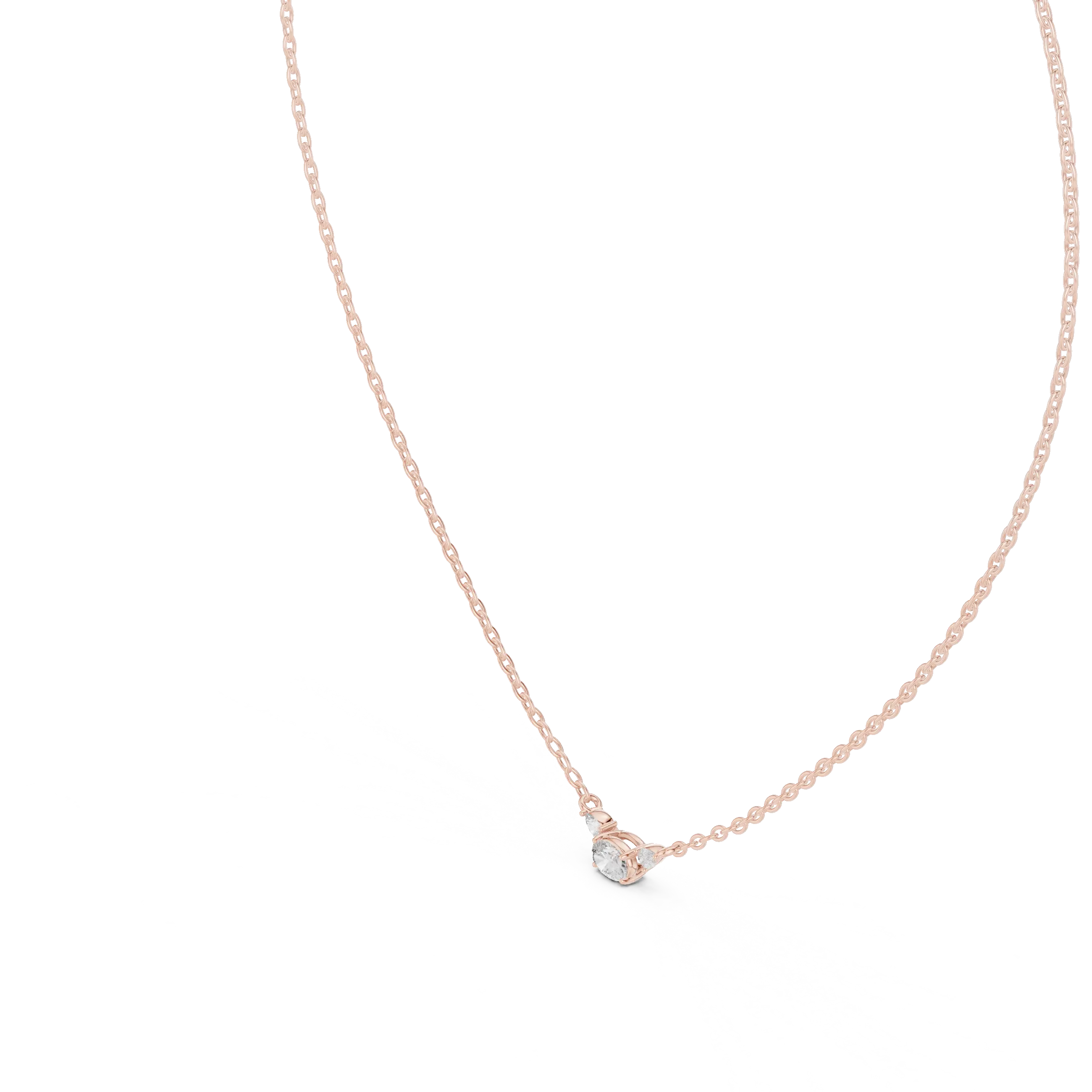 MJP52 - Dainty Three-Gem Tapered Accent Charm