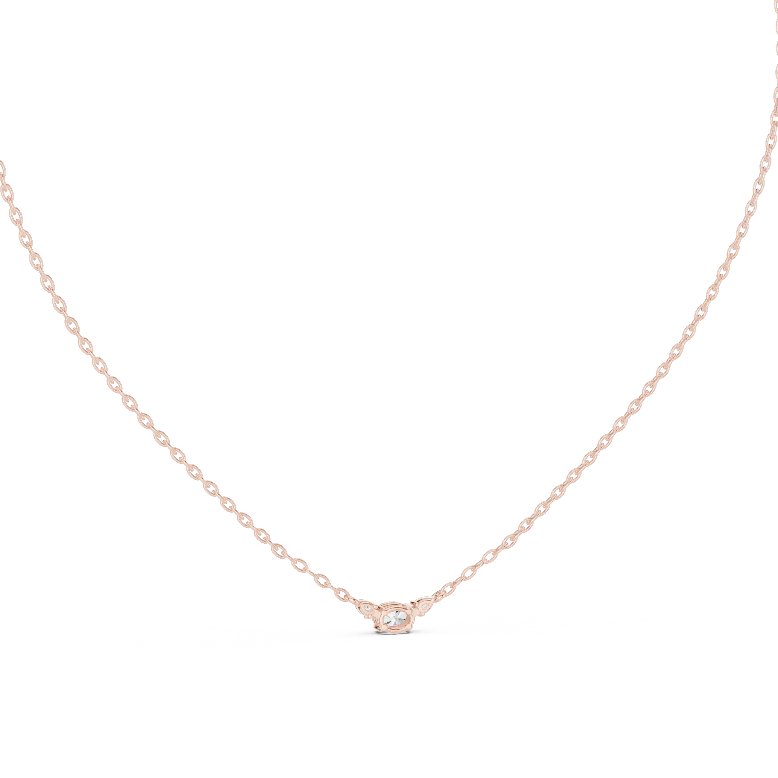 MJP52 - Dainty Three-Gem Tapered Accent Charm