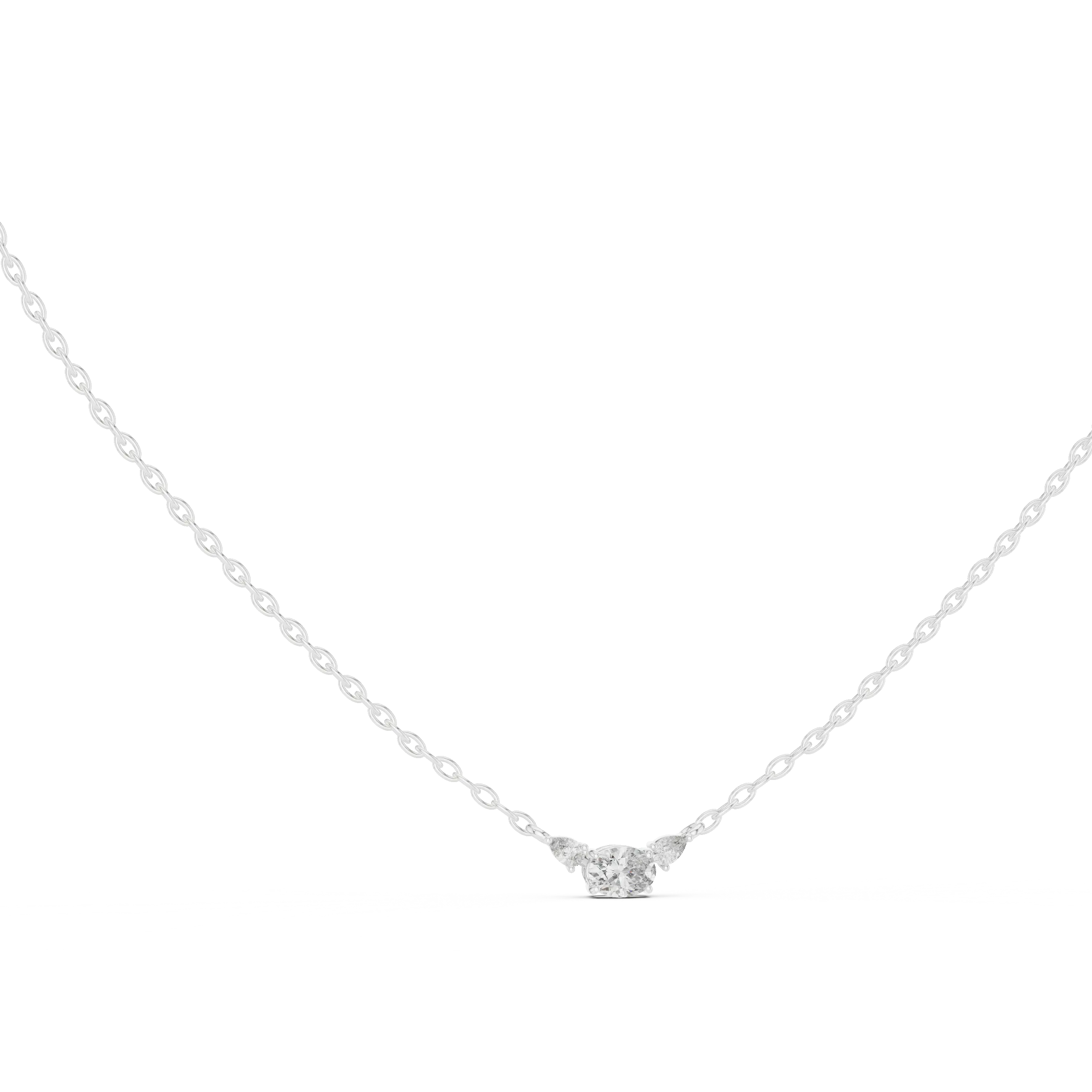 MJP52 - Dainty Three-Gem Tapered Accent Charm
