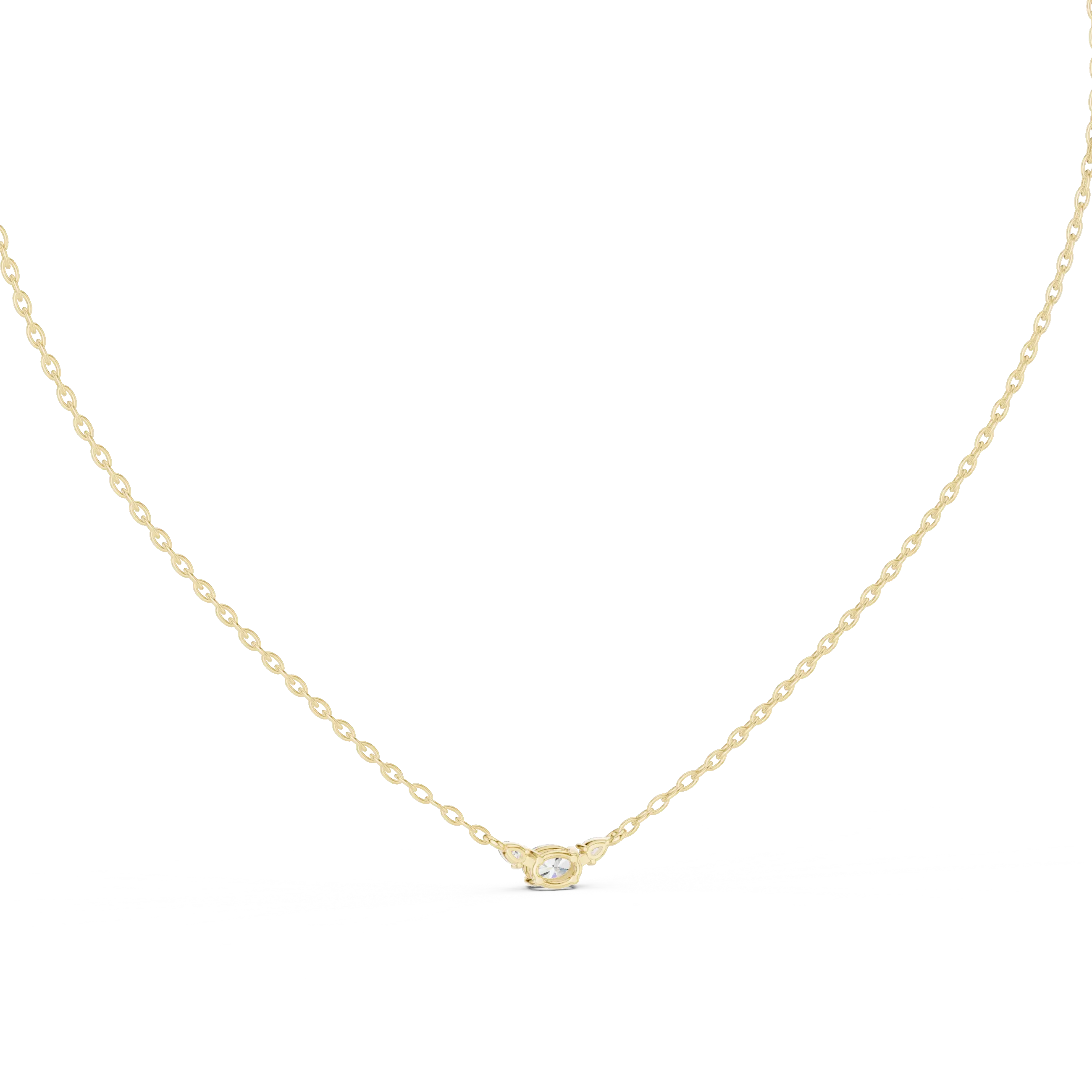 MJP52 - Dainty Three-Gem Tapered Accent Charm