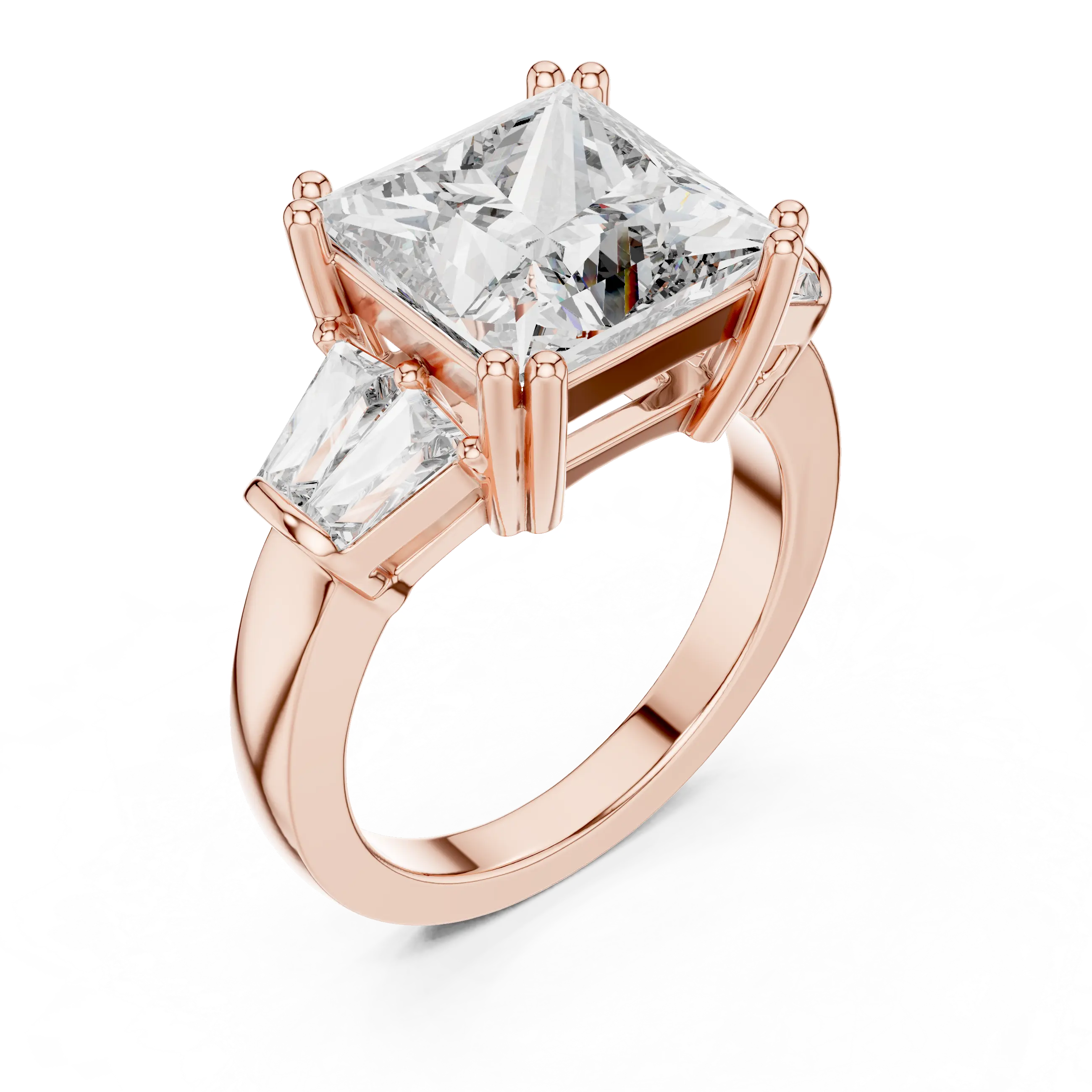 MJR009 - Princess Cut Multi Stone Anniversary Ring