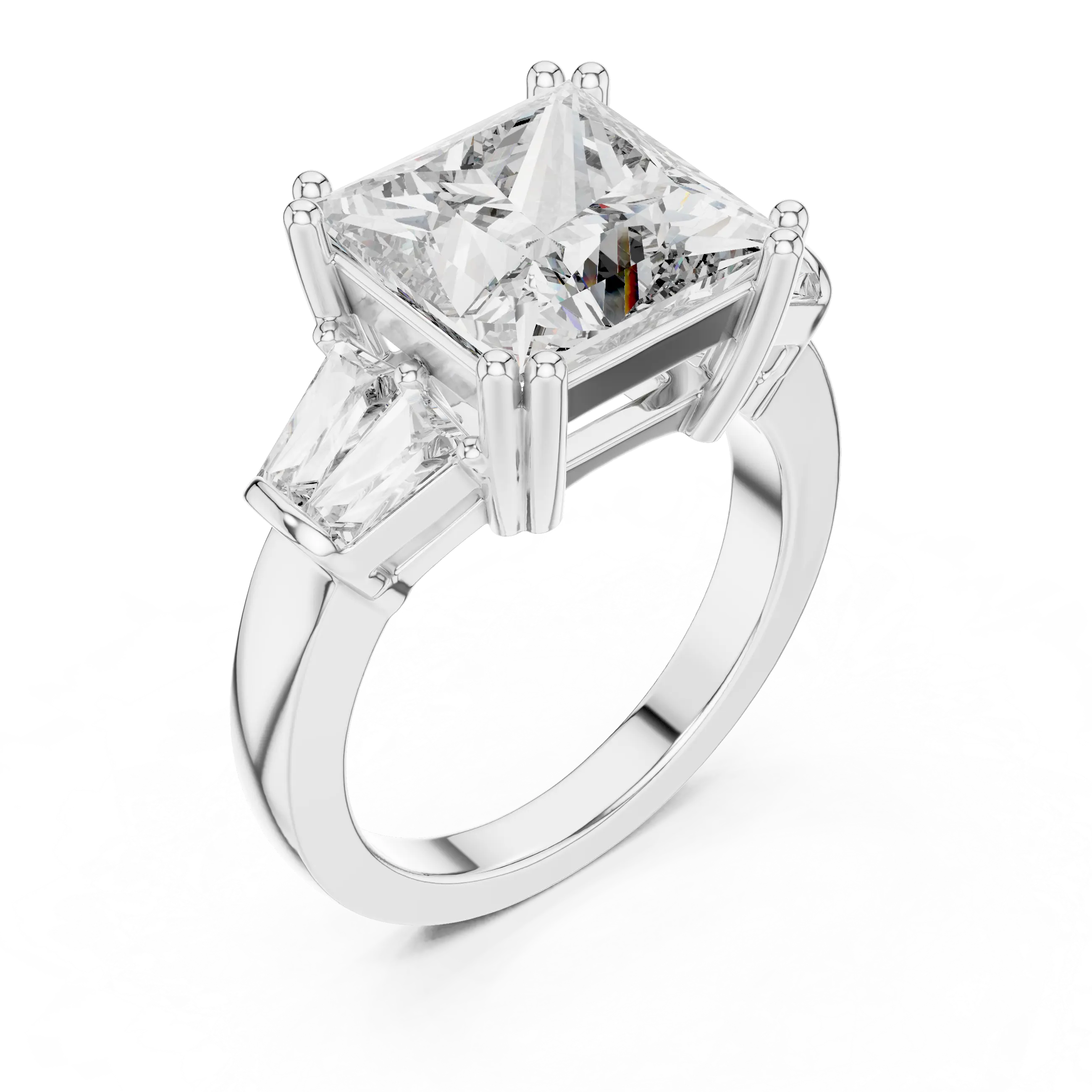 MJR009 - Princess Cut Multi Stone Anniversary Ring