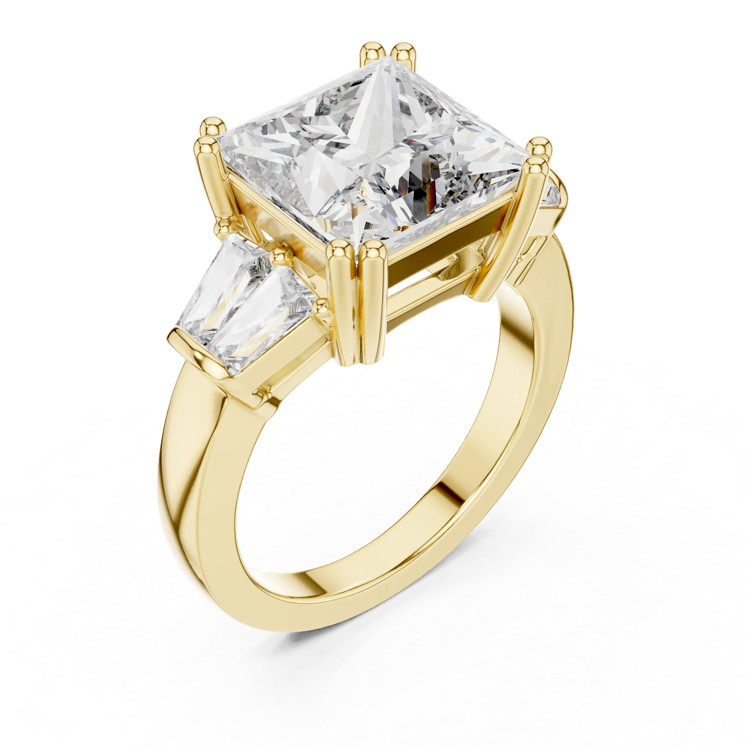 MJR009 - Princess Cut Multi Stone Anniversary Ring