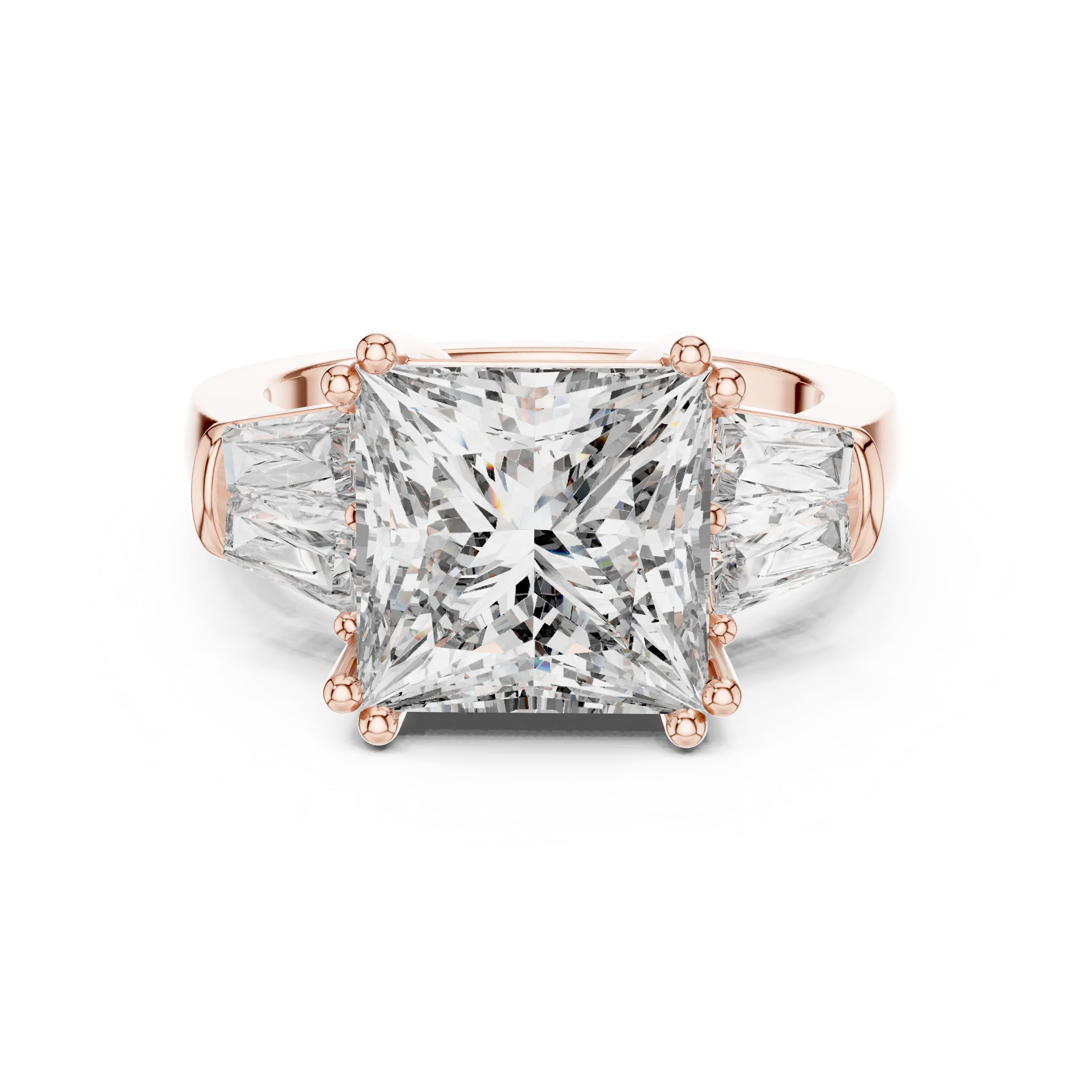 MJR009 - Princess Cut Multi Stone Anniversary Ring