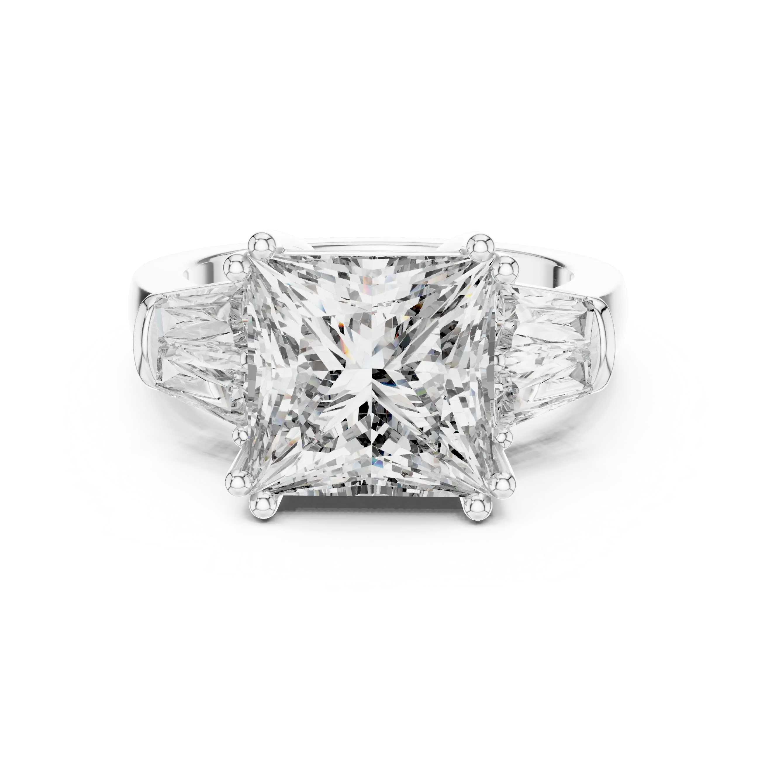 MJR009 - Princess Cut Multi Stone Anniversary Ring