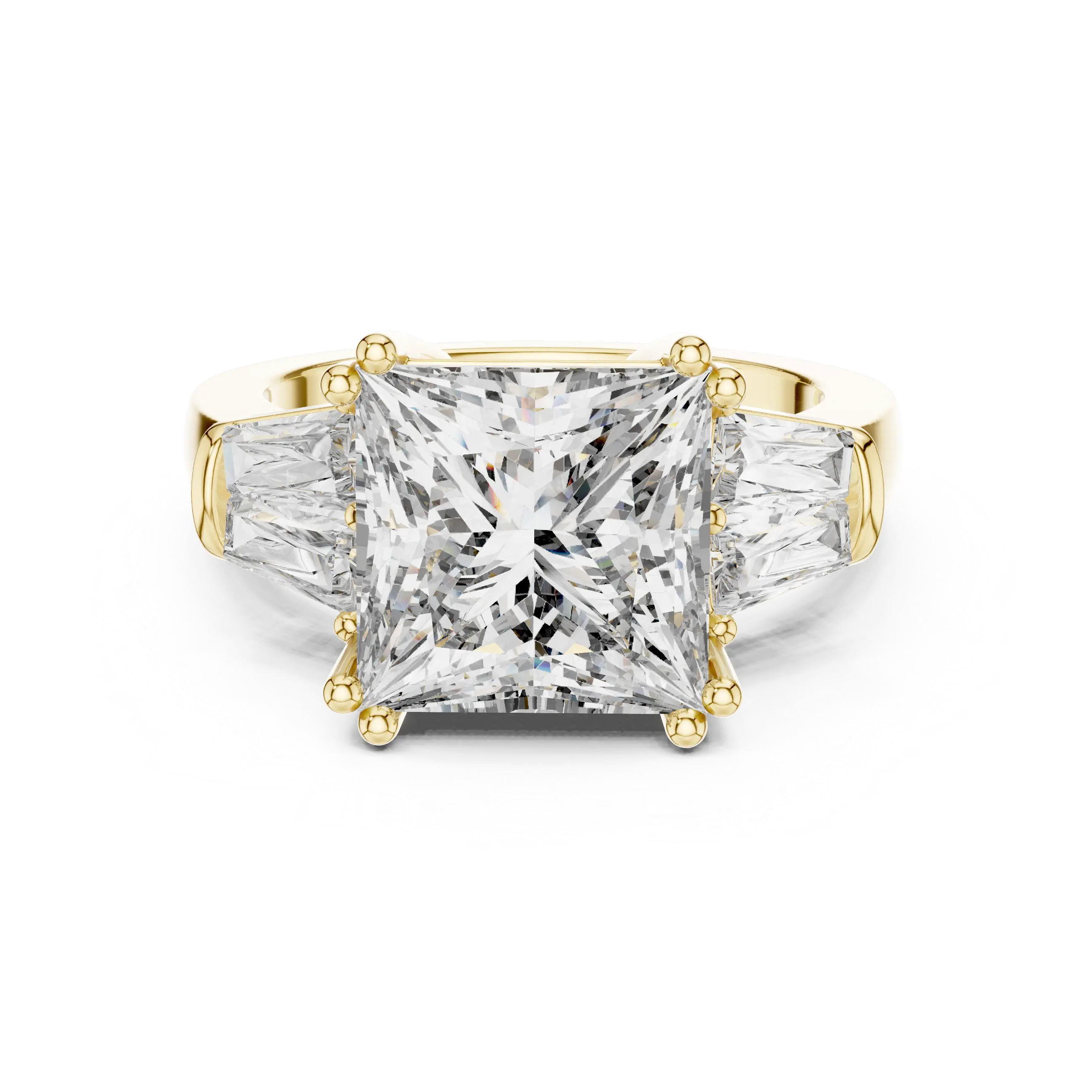 MJR009 - Princess Cut Multi Stone Anniversary Ring