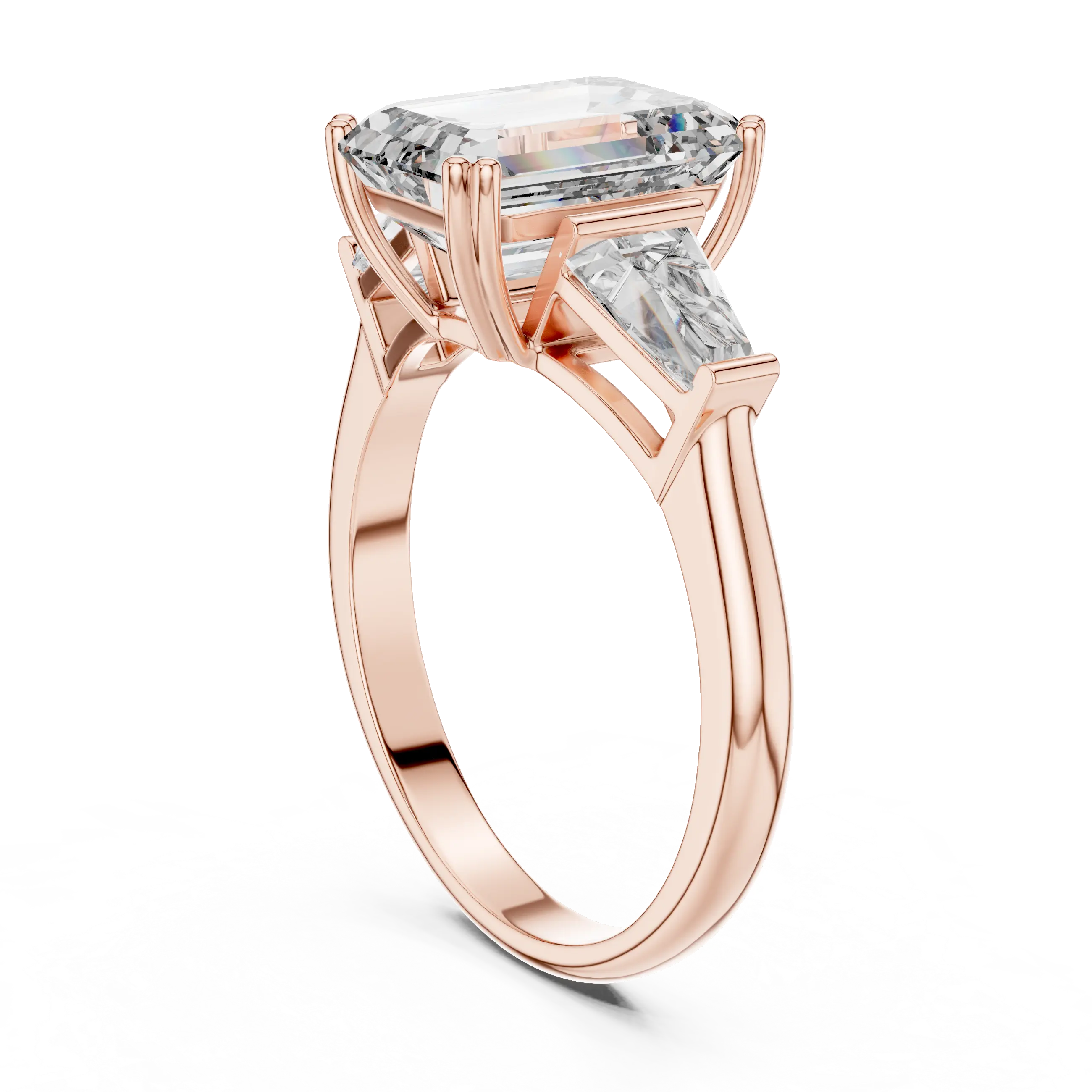 MJR010 - Art Deco Tapered Trio Statement Ring