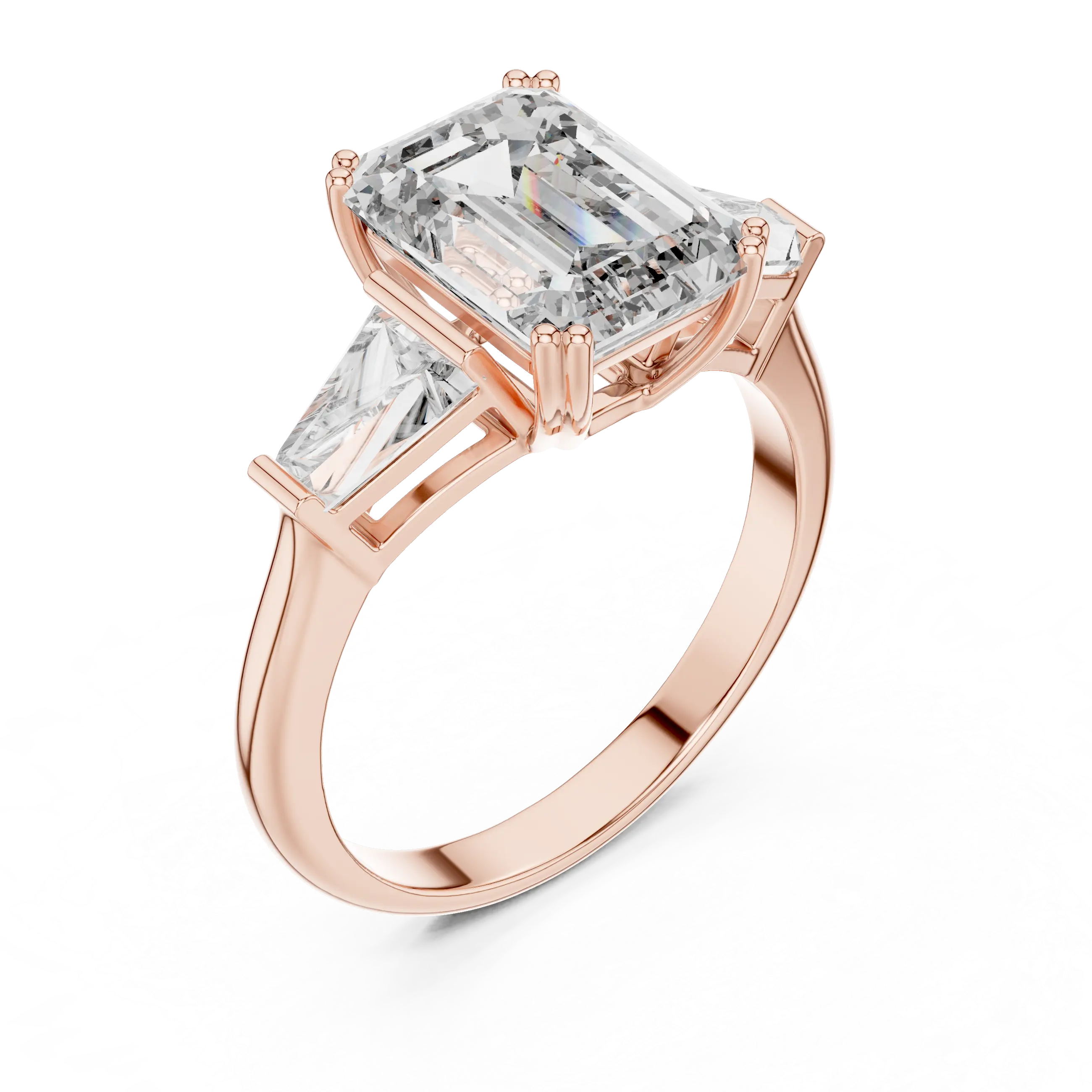 MJR010 - Art Deco Tapered Trio Statement Ring