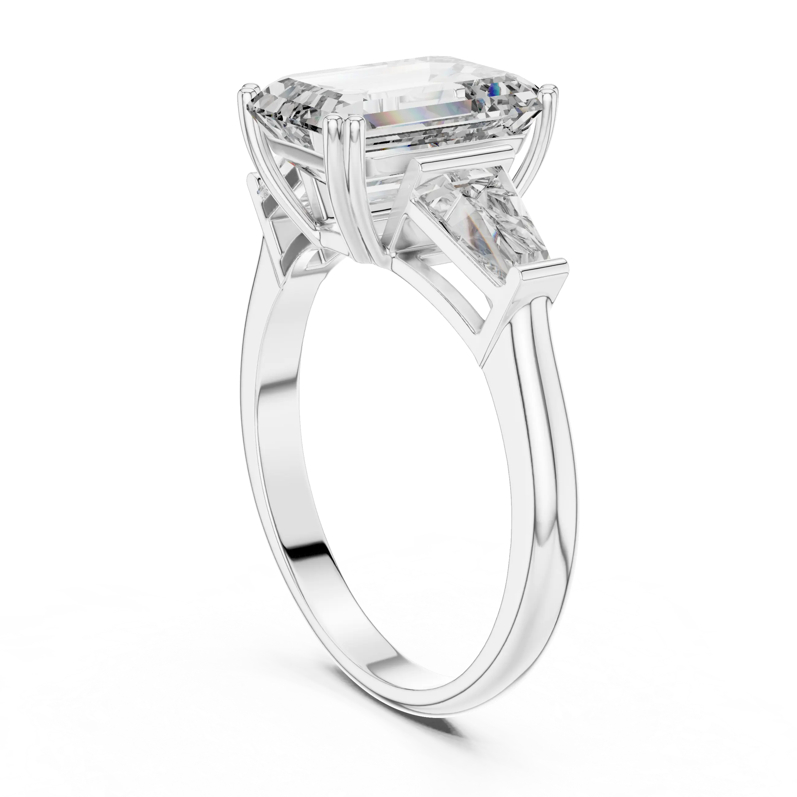 MJR010 - Art Deco Tapered Trio Statement Ring