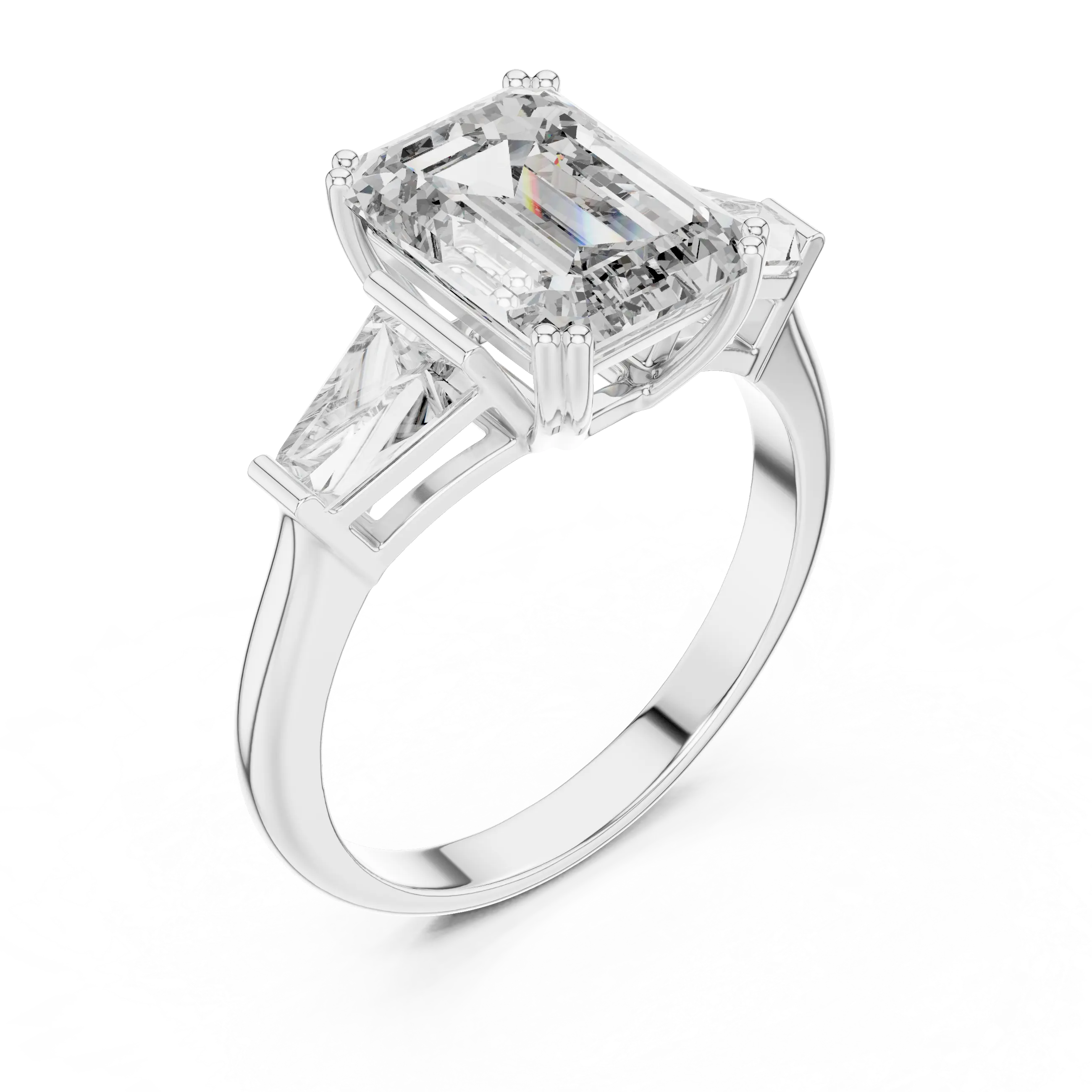 MJR010 - Art Deco Tapered Trio Statement Ring