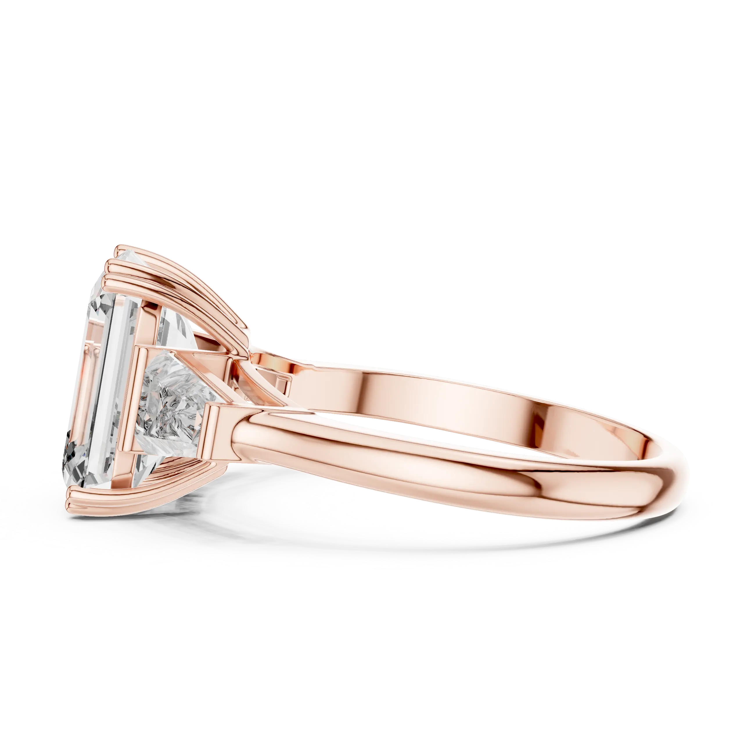 MJR010 - Art Deco Tapered Trio Statement Ring