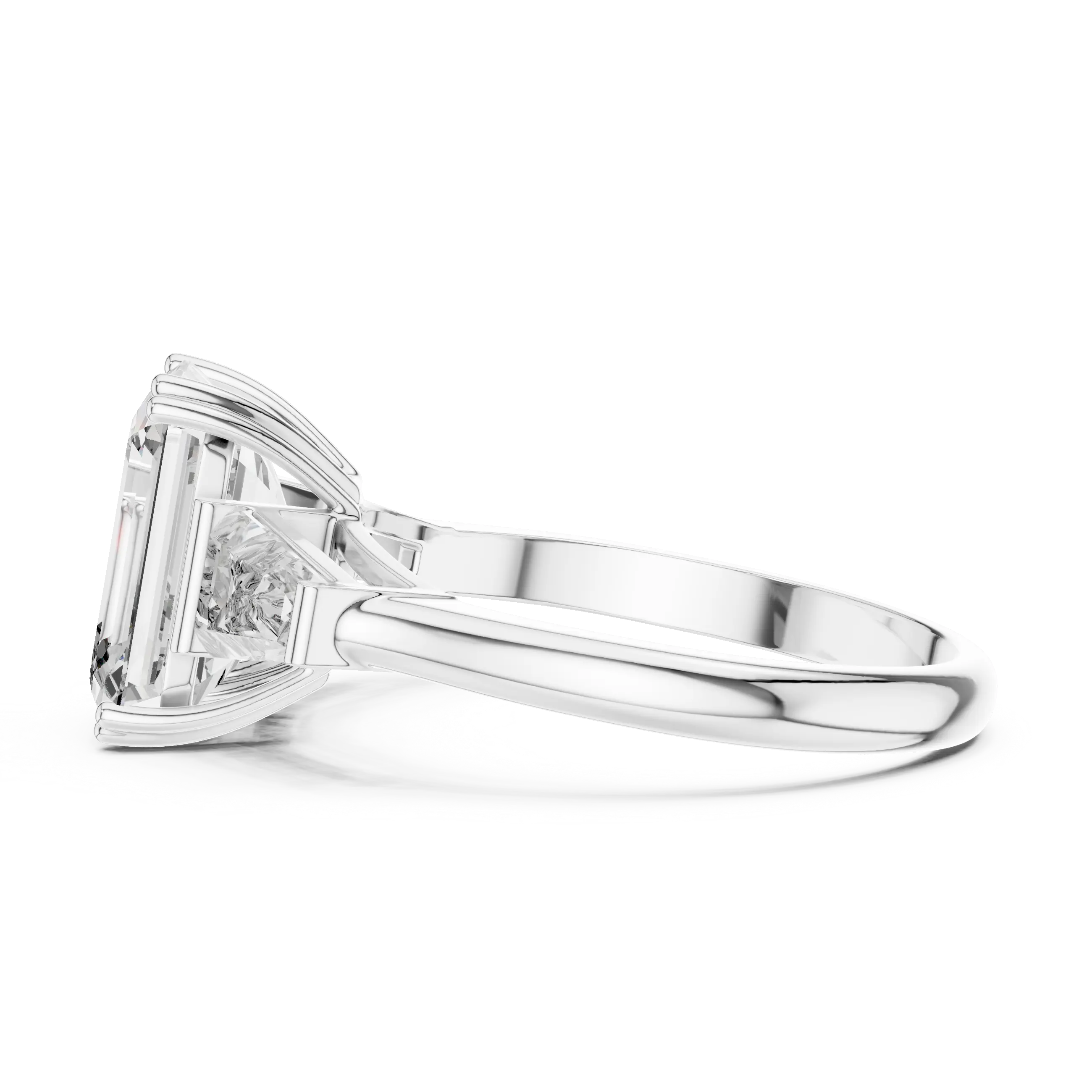 MJR010 - Art Deco Tapered Trio Statement Ring