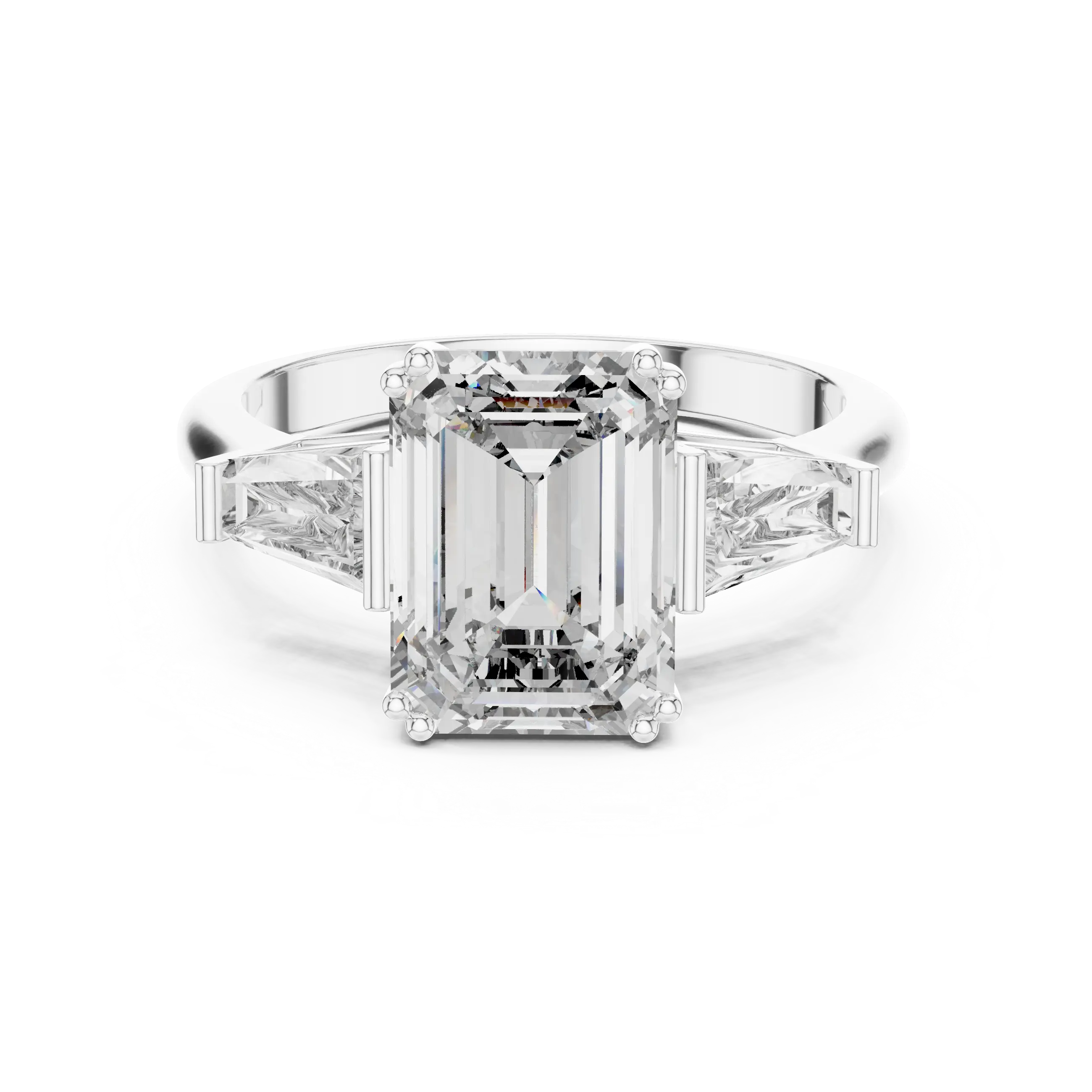 MJR010 - Art Deco Tapered Trio Statement Ring
