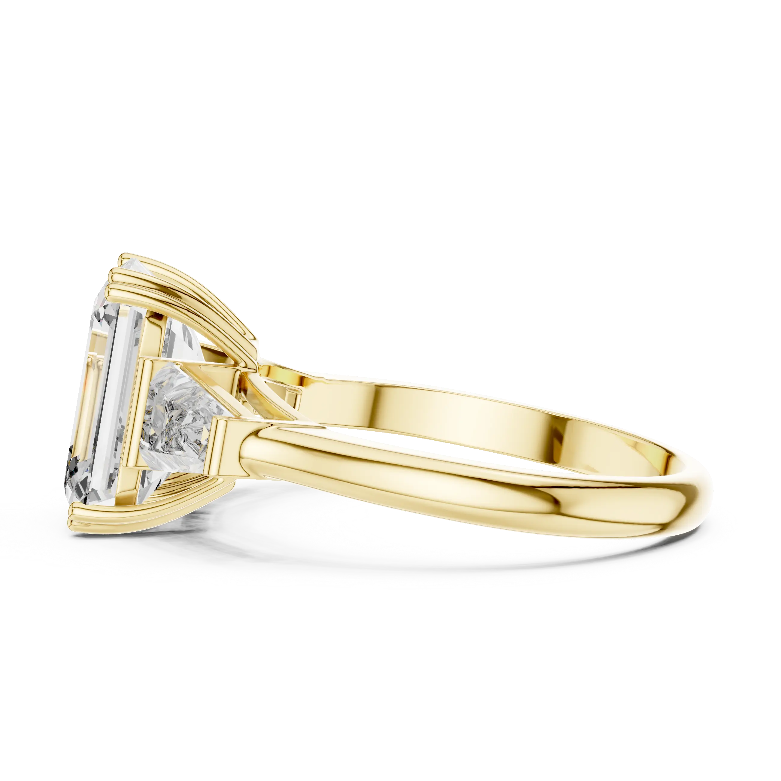 MJR010 - Art Deco Tapered Trio Statement Ring