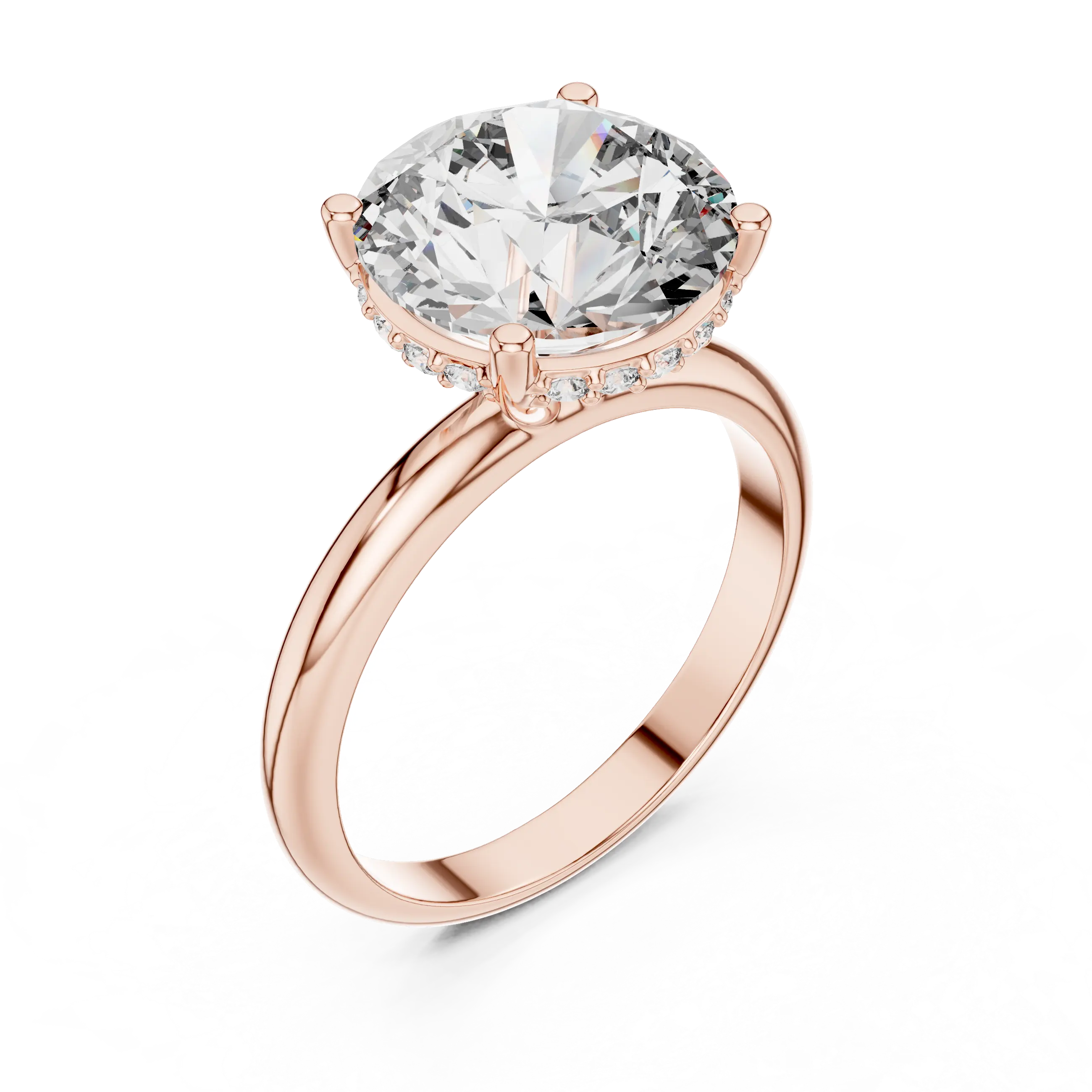 MJR012 - Classic Solitaire with Invisible Gallery Ring