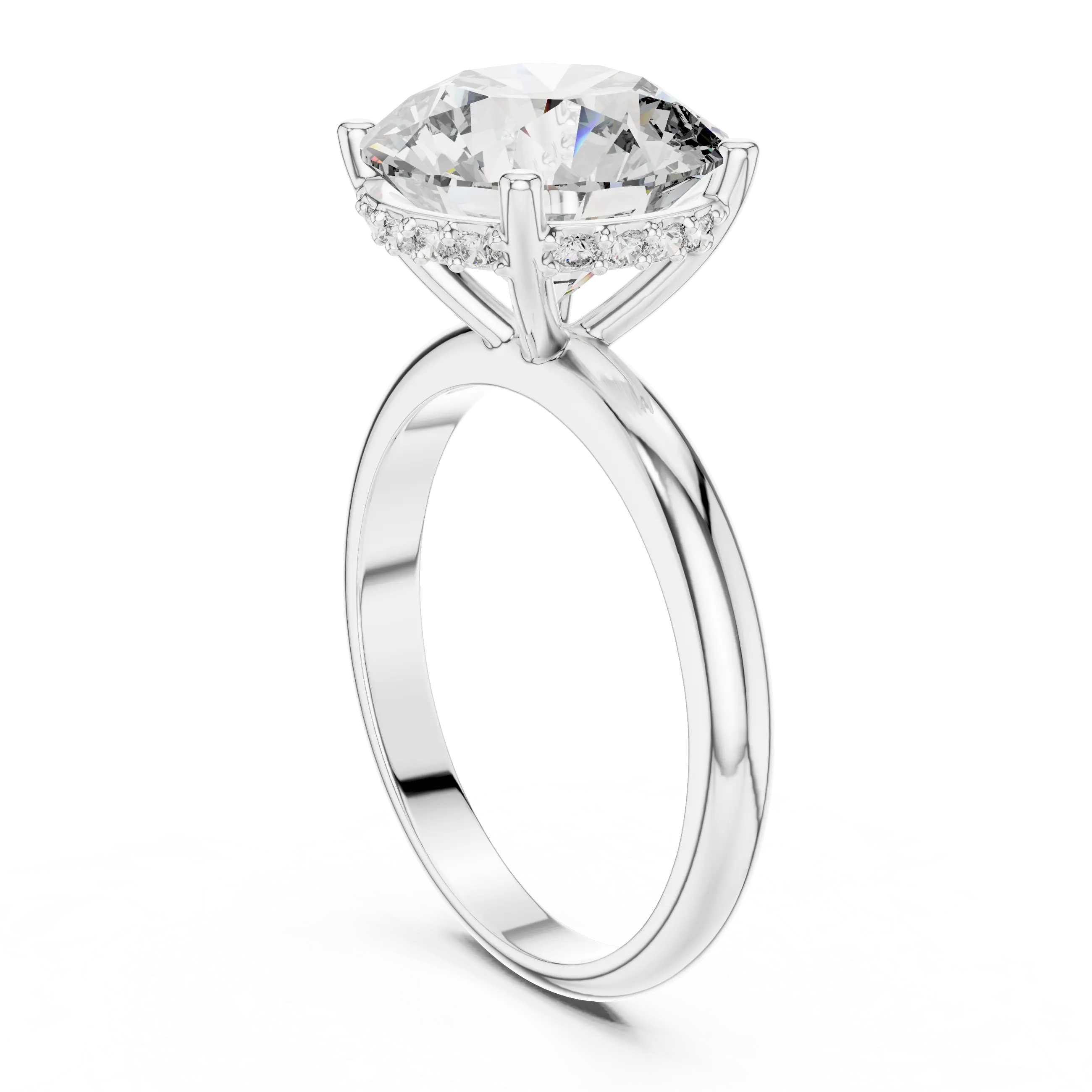 MJR012 - Classic Solitaire with Invisible Gallery Ring