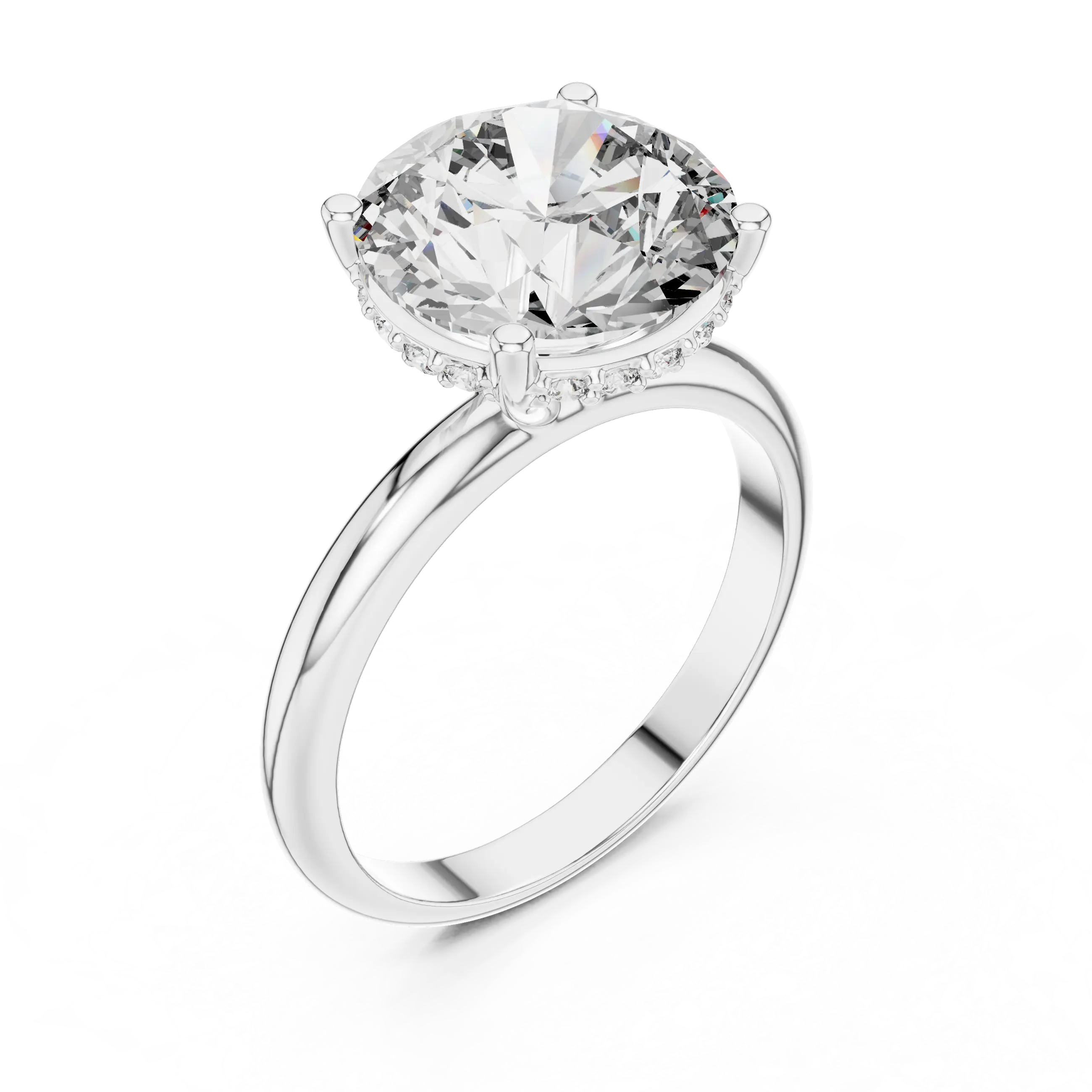 MJR012 - Classic Solitaire with Invisible Gallery Ring