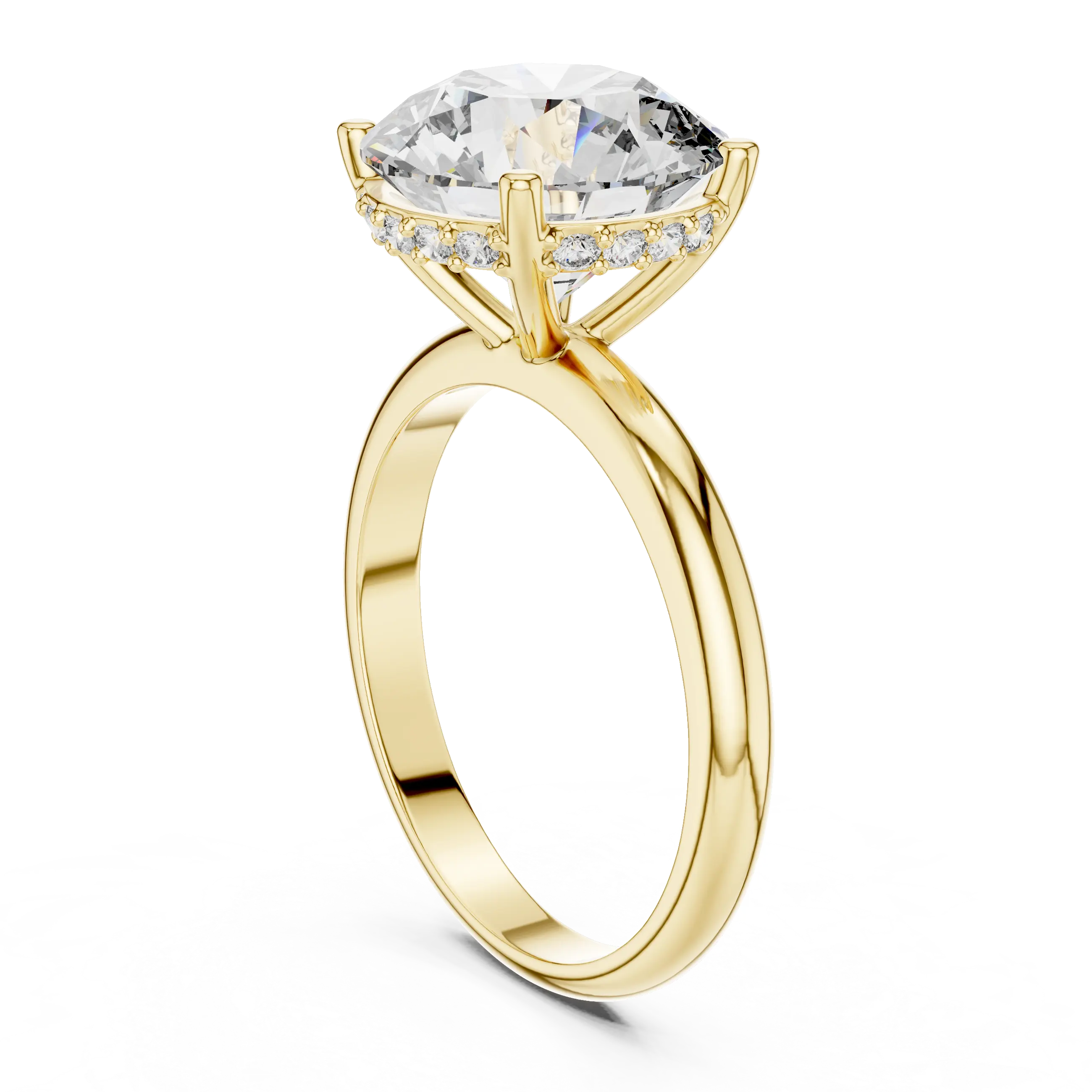 MJR012 - Classic Solitaire with Invisible Gallery Ring