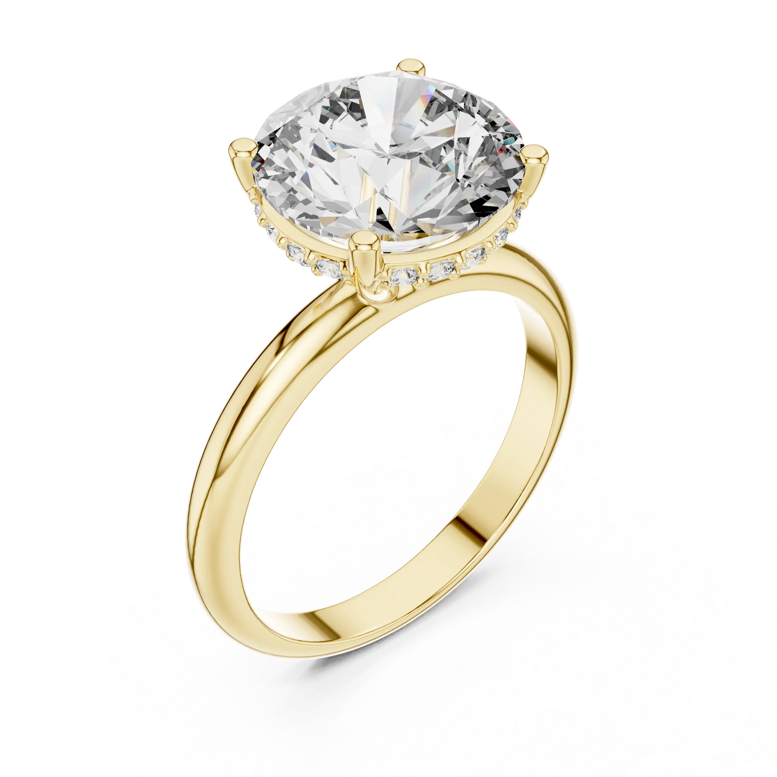 MJR012 - Classic Solitaire with Invisible Gallery Ring