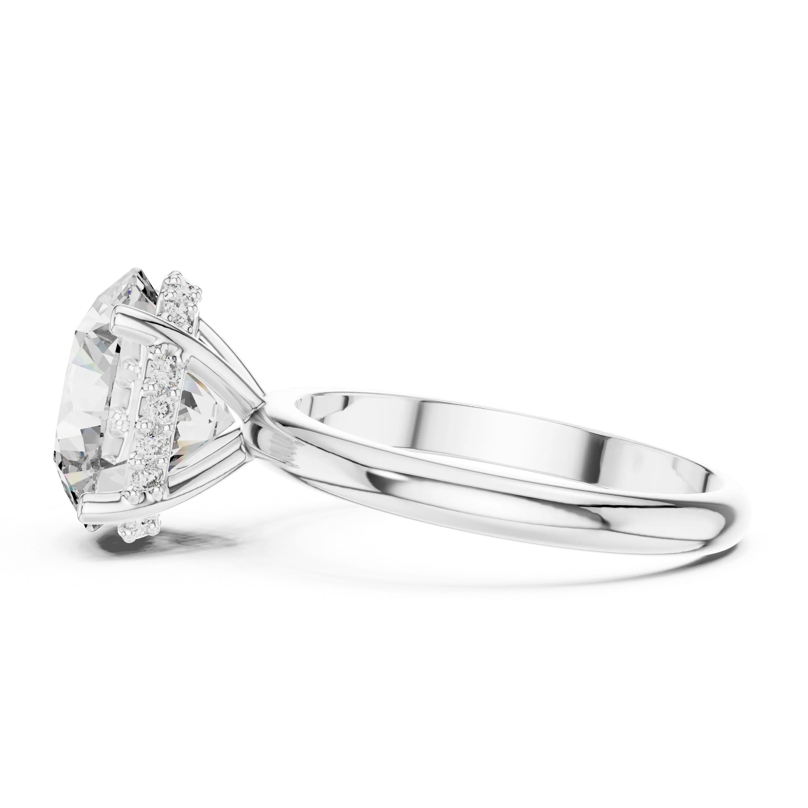 MJR012 - Classic Solitaire with Invisible Gallery Ring