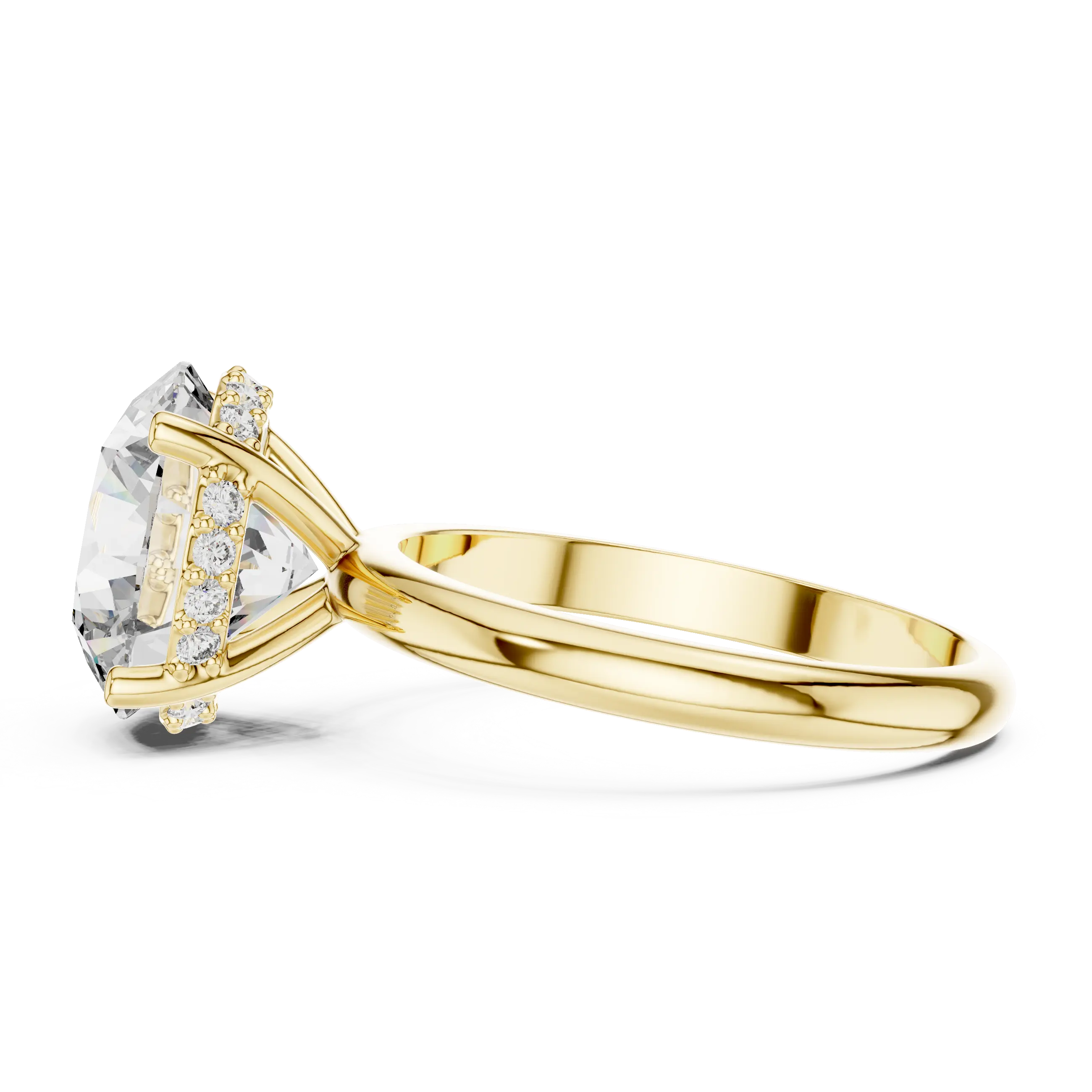 MJR012 - Classic Solitaire with Invisible Gallery Ring
