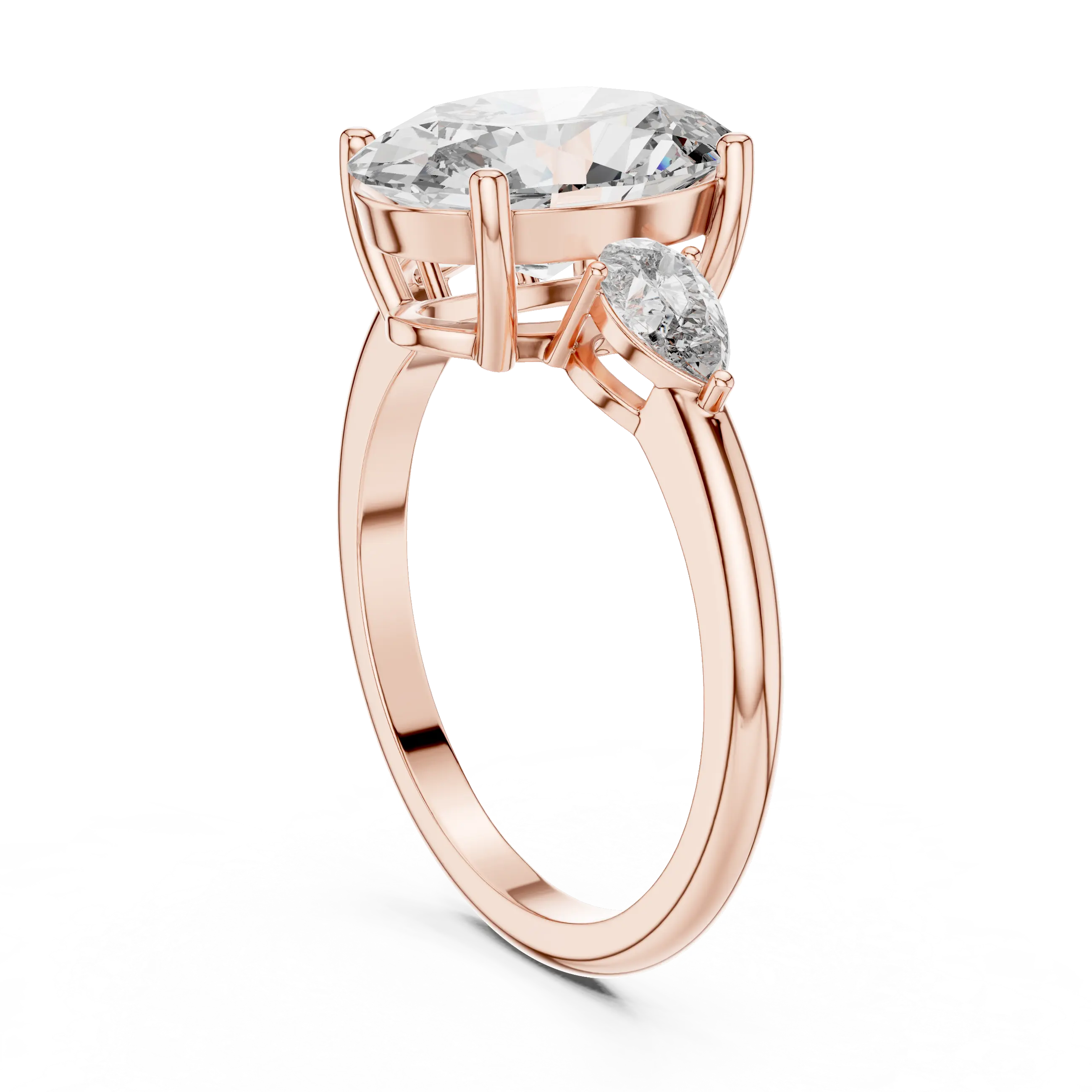 MJR013 - Elegant Tapered Trio Statement Ring