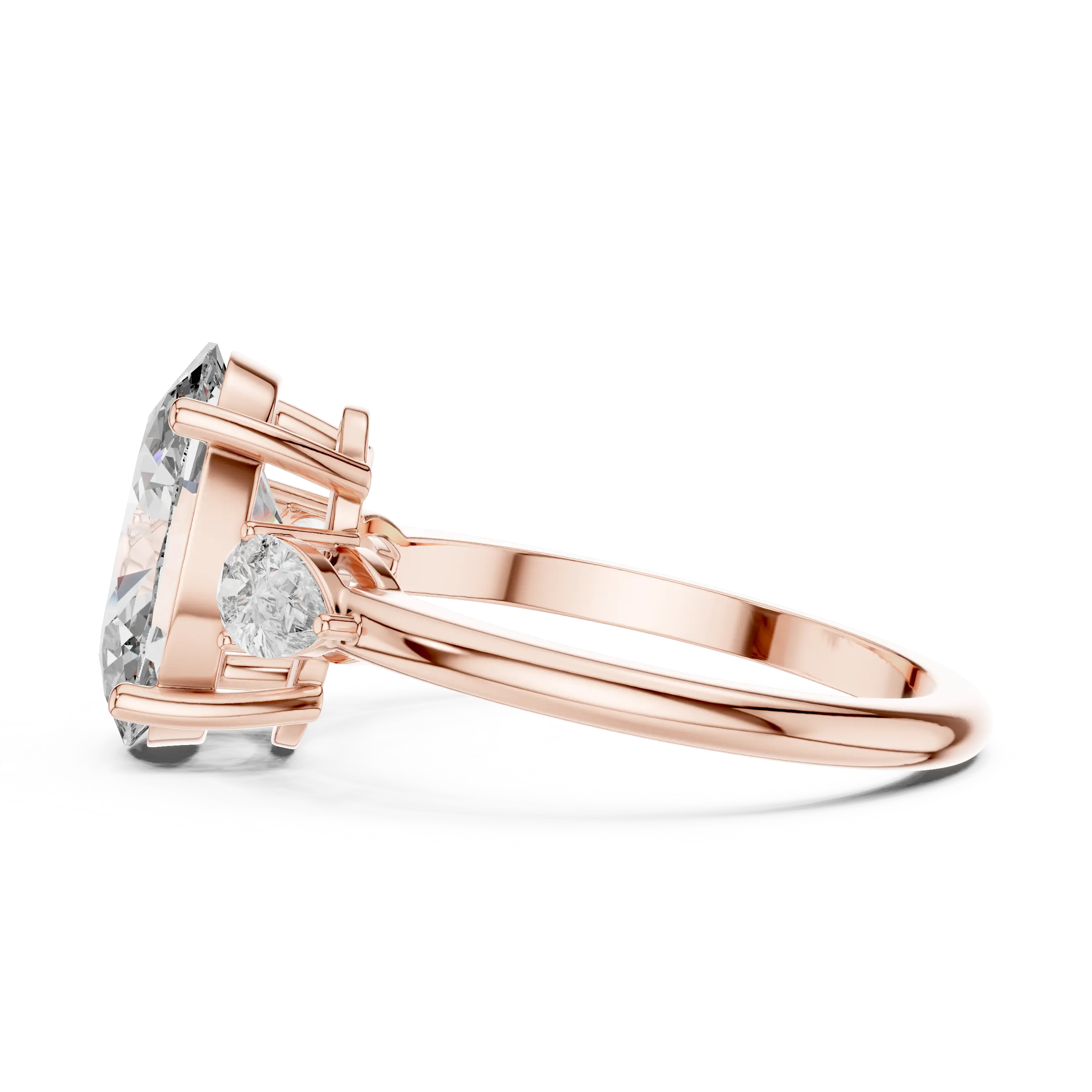 MJR013 - Elegant Tapered Trio Statement Ring