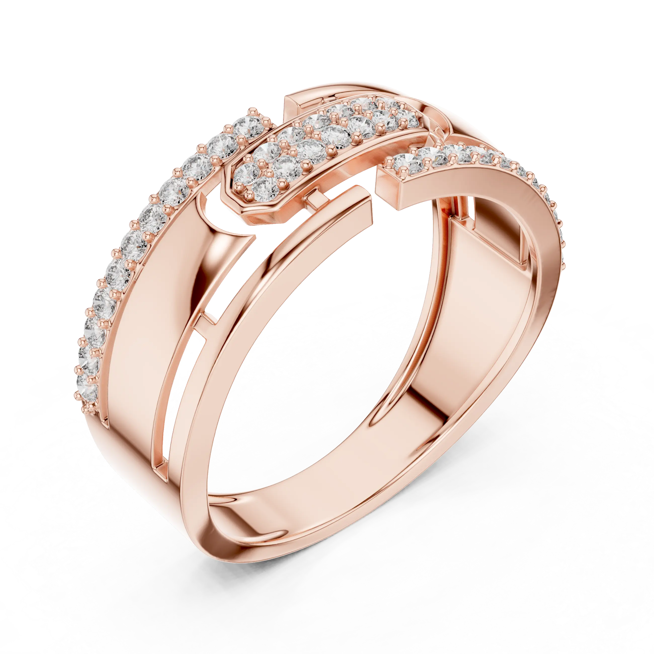 MJAR006 - Geometric Emerald Cluster Architectural Band