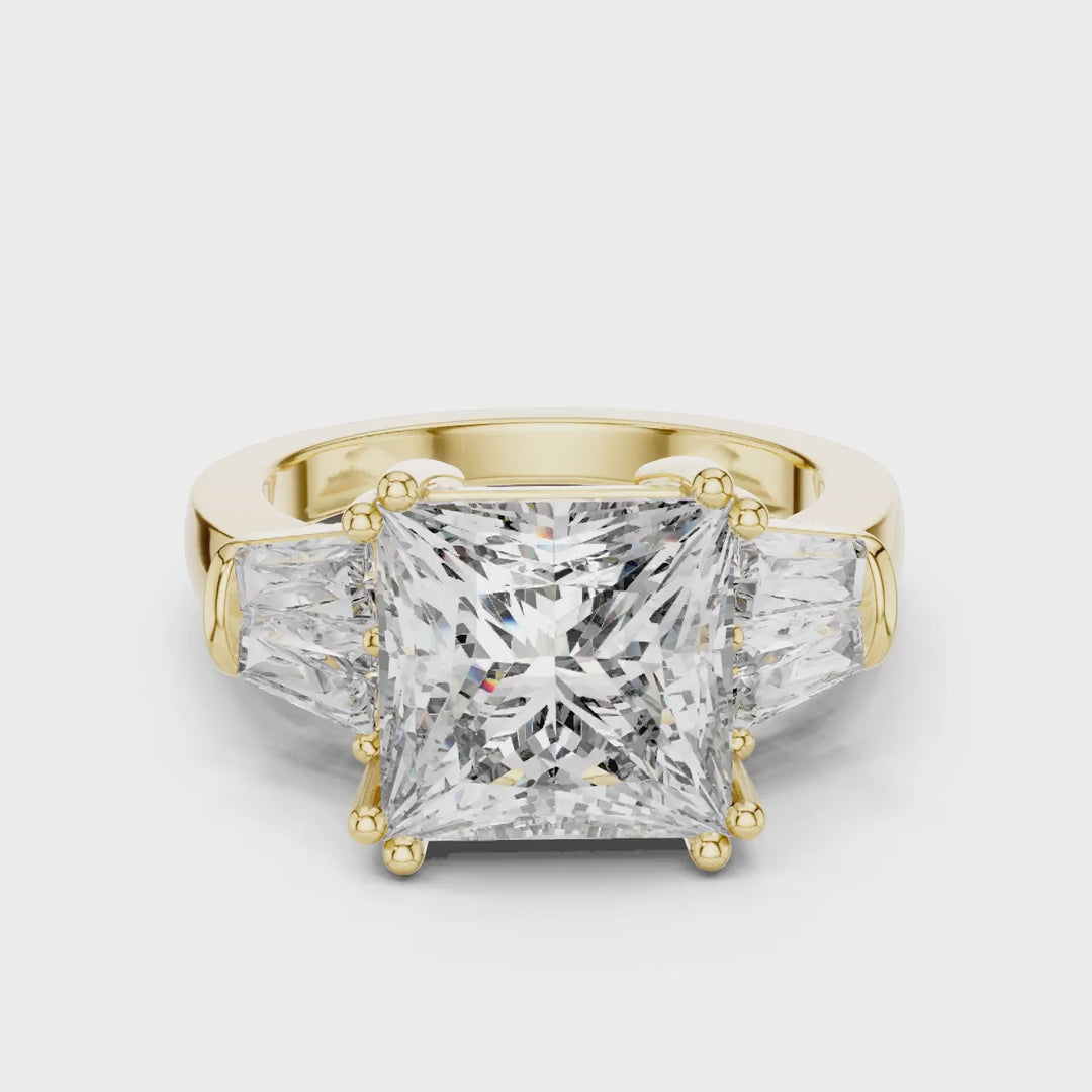 MJR009 - Princess Cut Multi Stone Anniversary Ring