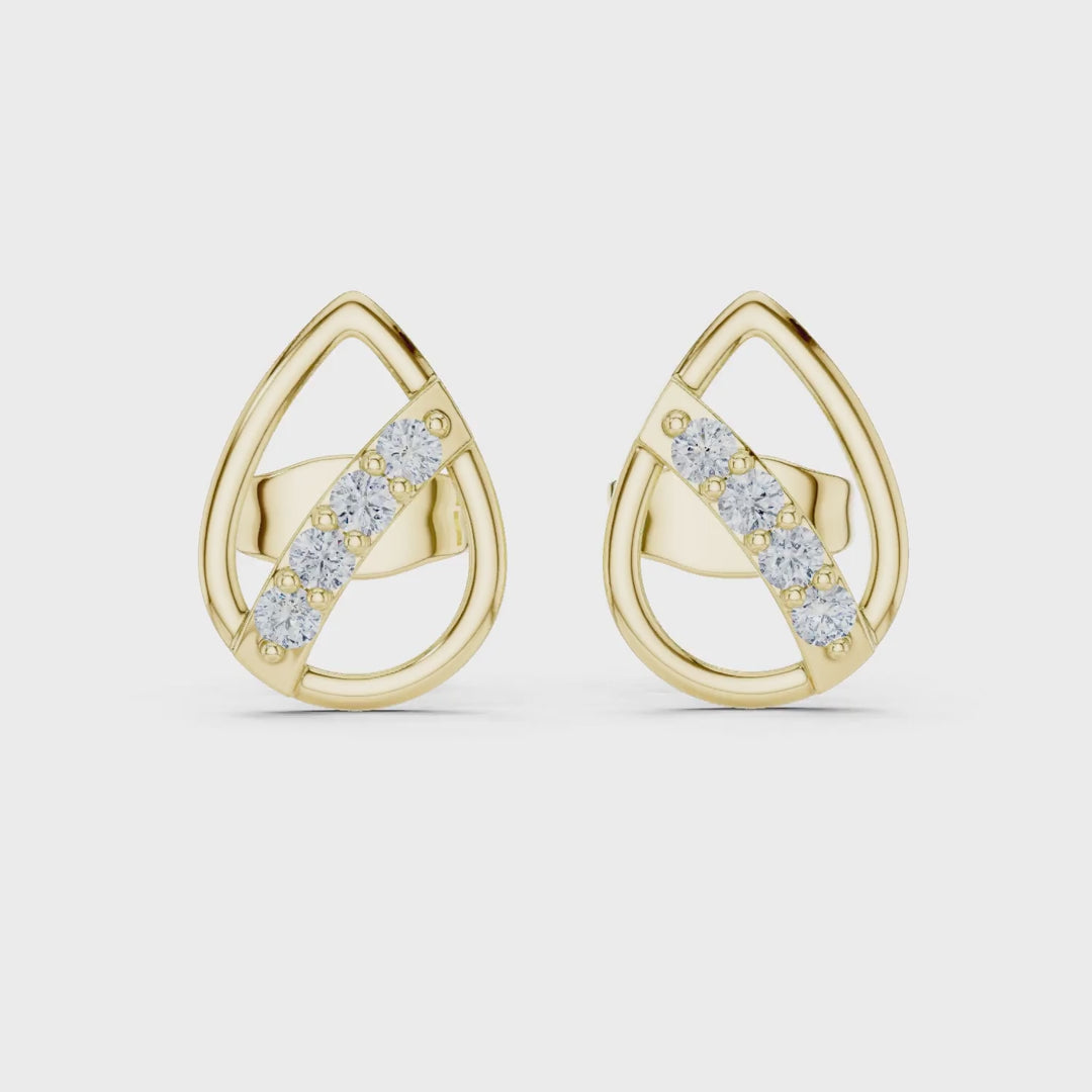 MJER73 - Teardrop Open-Frame Modern Studs
